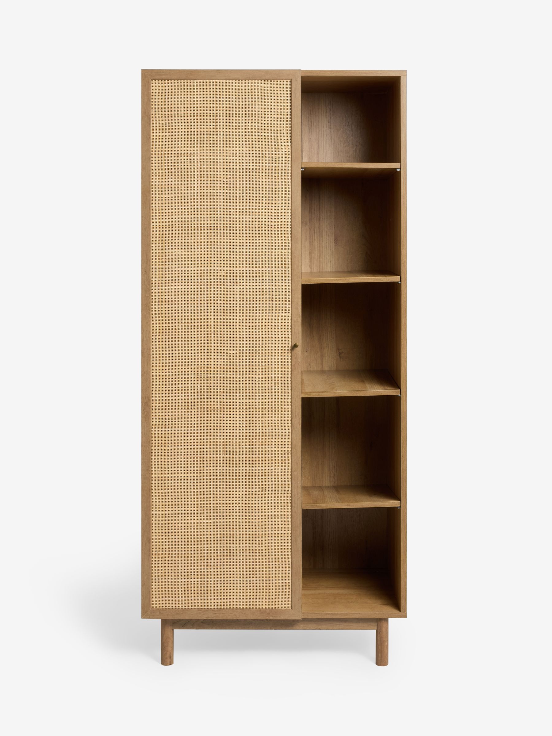 Pavia Rattan Double Wardrobe in Oak Effect - Image 7 of 7