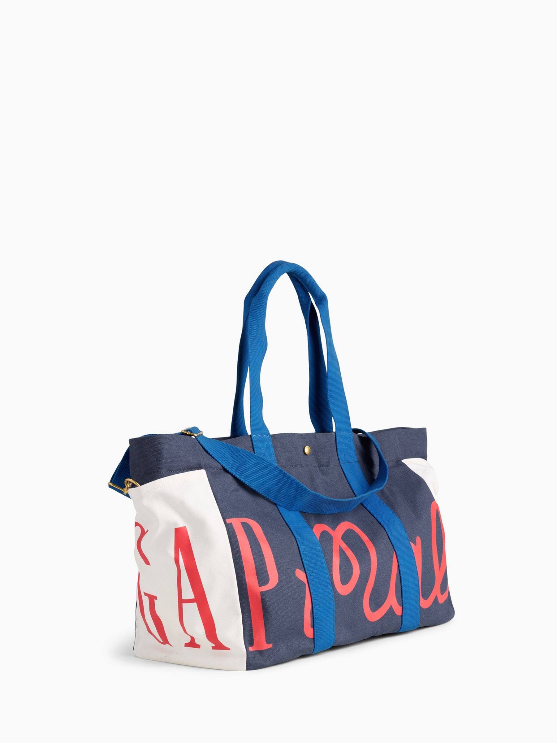 Gap x Malbon Blue Logo Canvas Tote Bag - Image 2 of 4 Gap x Malbon Blue Logo Canvas Tote Bag - Image 2 of 4