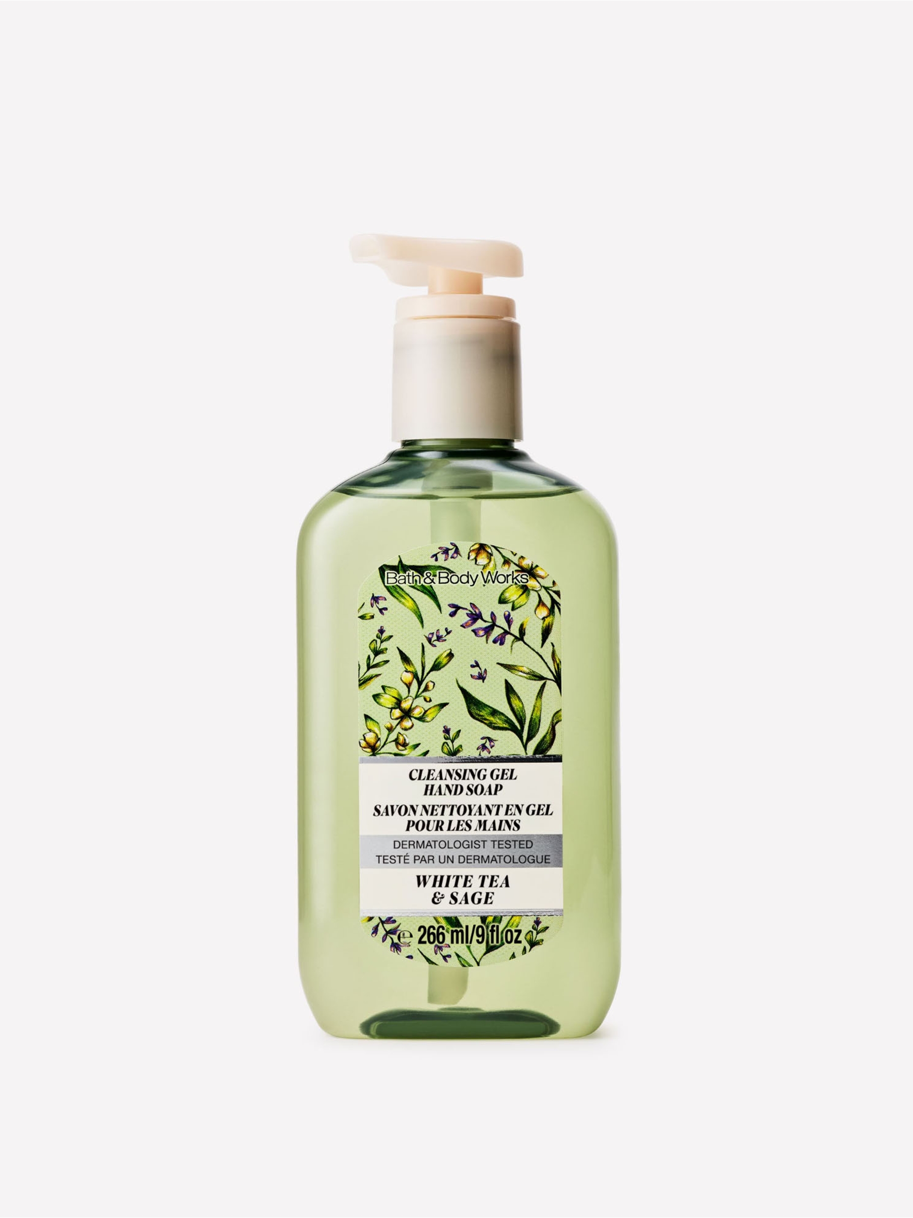 White Tea and Sage Cleansing Gel Hand Soap 266ml - Image 1 of 4 White Tea and Sage Cleansing Gel Hand Soap 266ml - Image 1 of 4