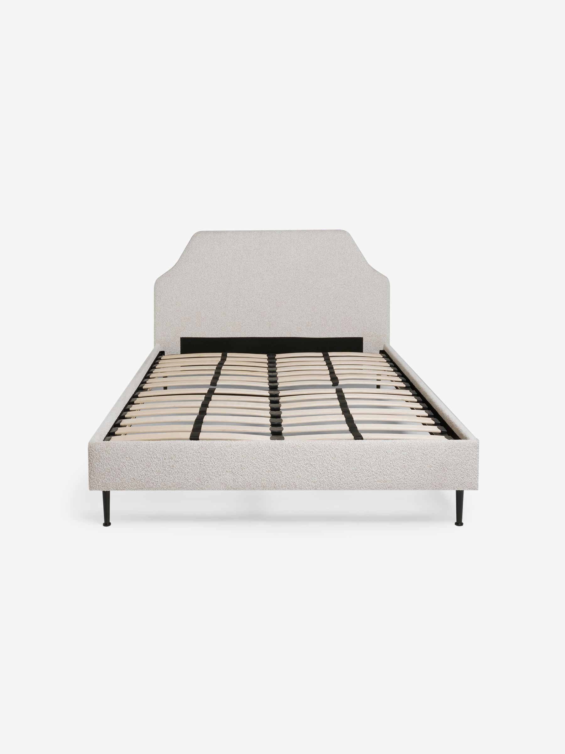 Montie Bed Bed in White Boucle - Image 5 of 5