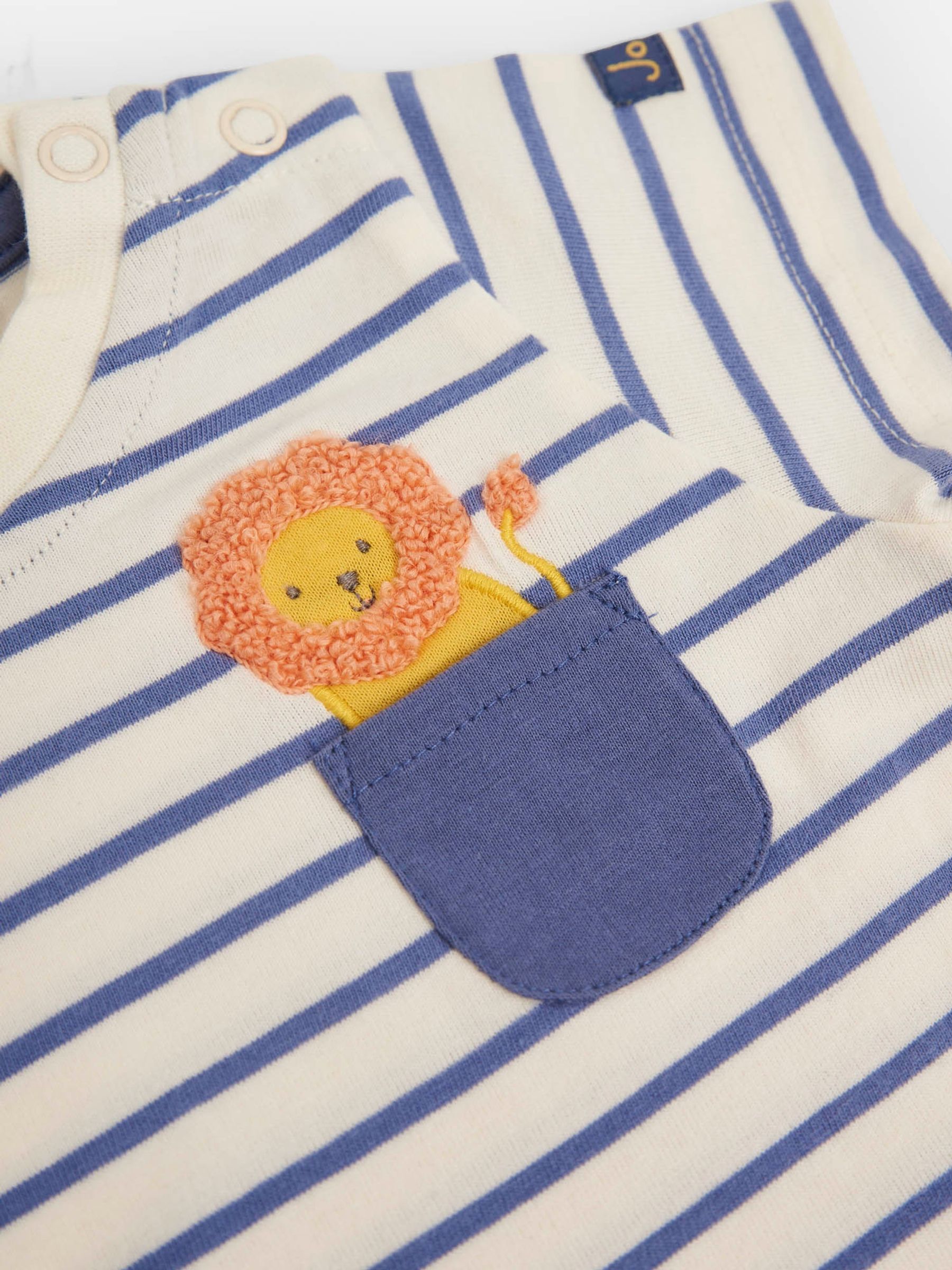 Ecru Ecru Lion Baby T-Shirt & Shorts Set - Image 4 of 4