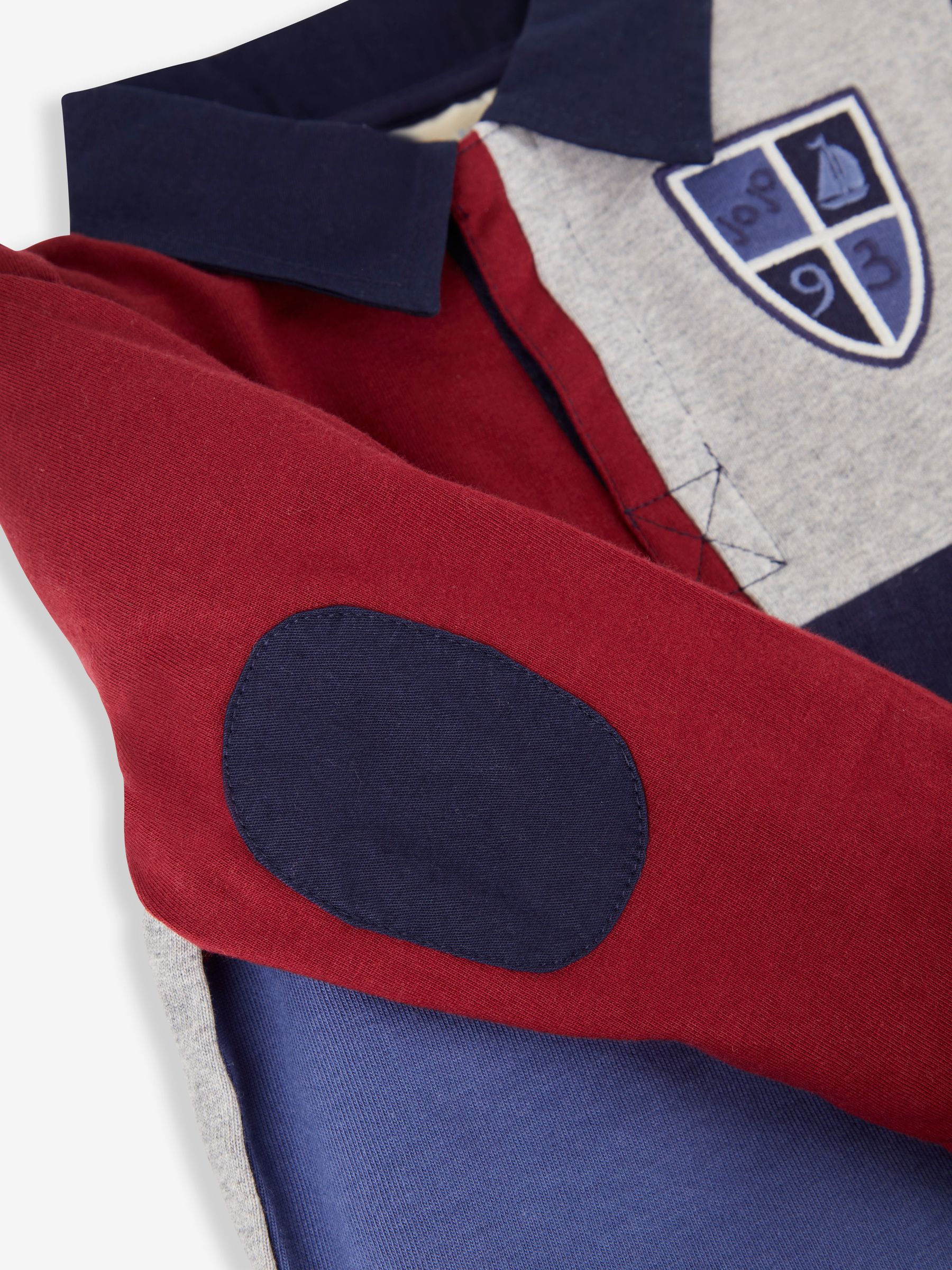 Navy Boys' Harlequin Rugby Top - Image 3 of 4