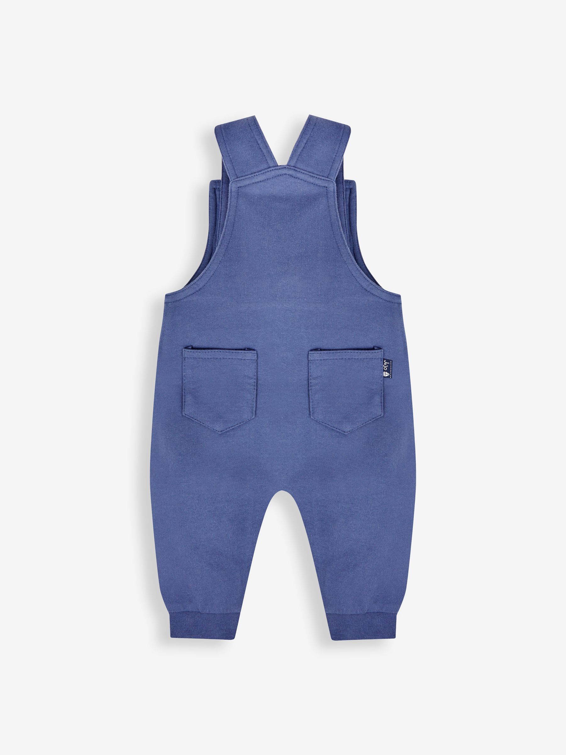 Indigo The Very Hungry Caterpillar Appliqué Dungarees & Stripe Top - Image 3 of 5