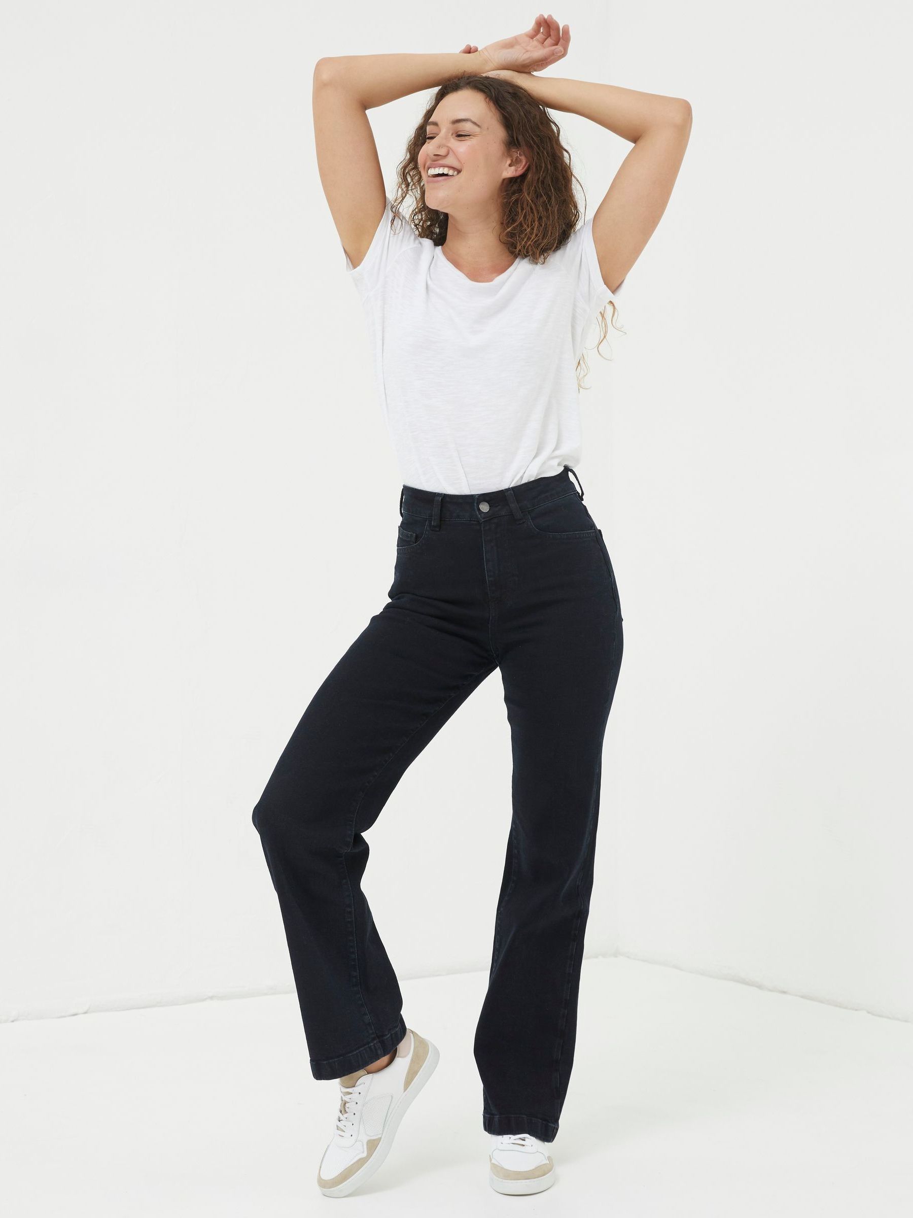 Blue Elise Wide Leg Jeans - Image 3 of 4