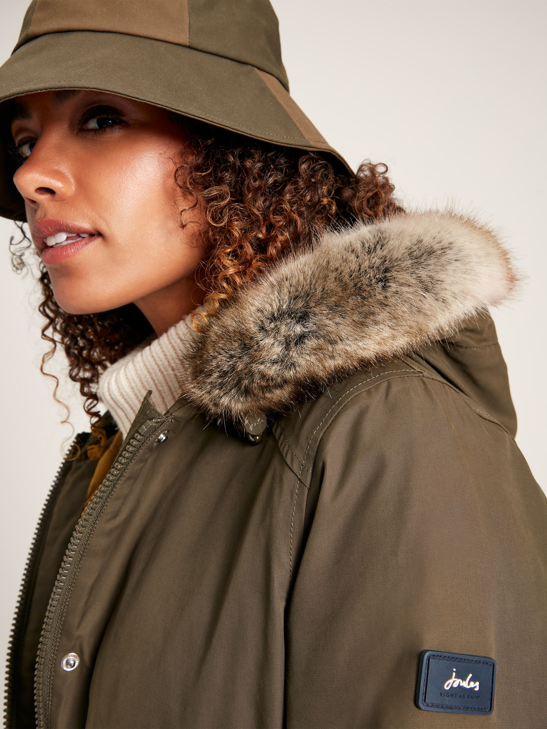 Wiltshire Green Waterproof Parka Coat With Hood - Image 5 of 9