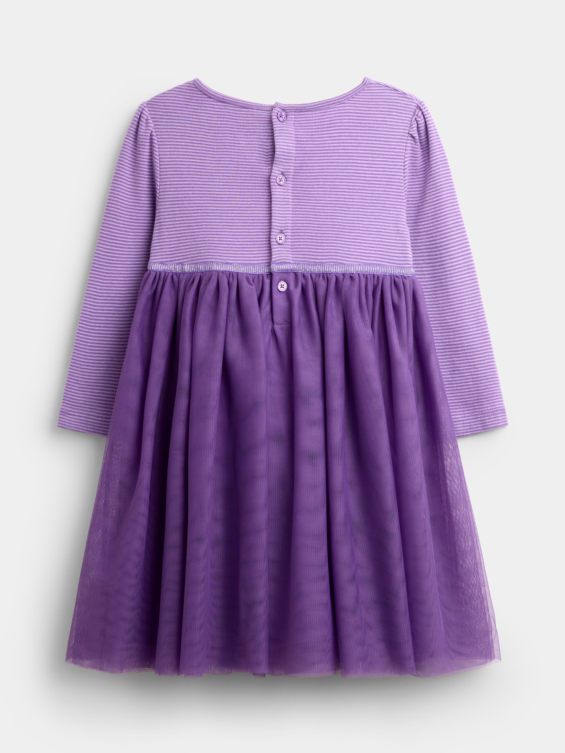 Purple Stripe Room On The Broom Party Dress - Image 2 of 4 Purple Stripe Room On The Broom Party Dress - Image 2 of 4