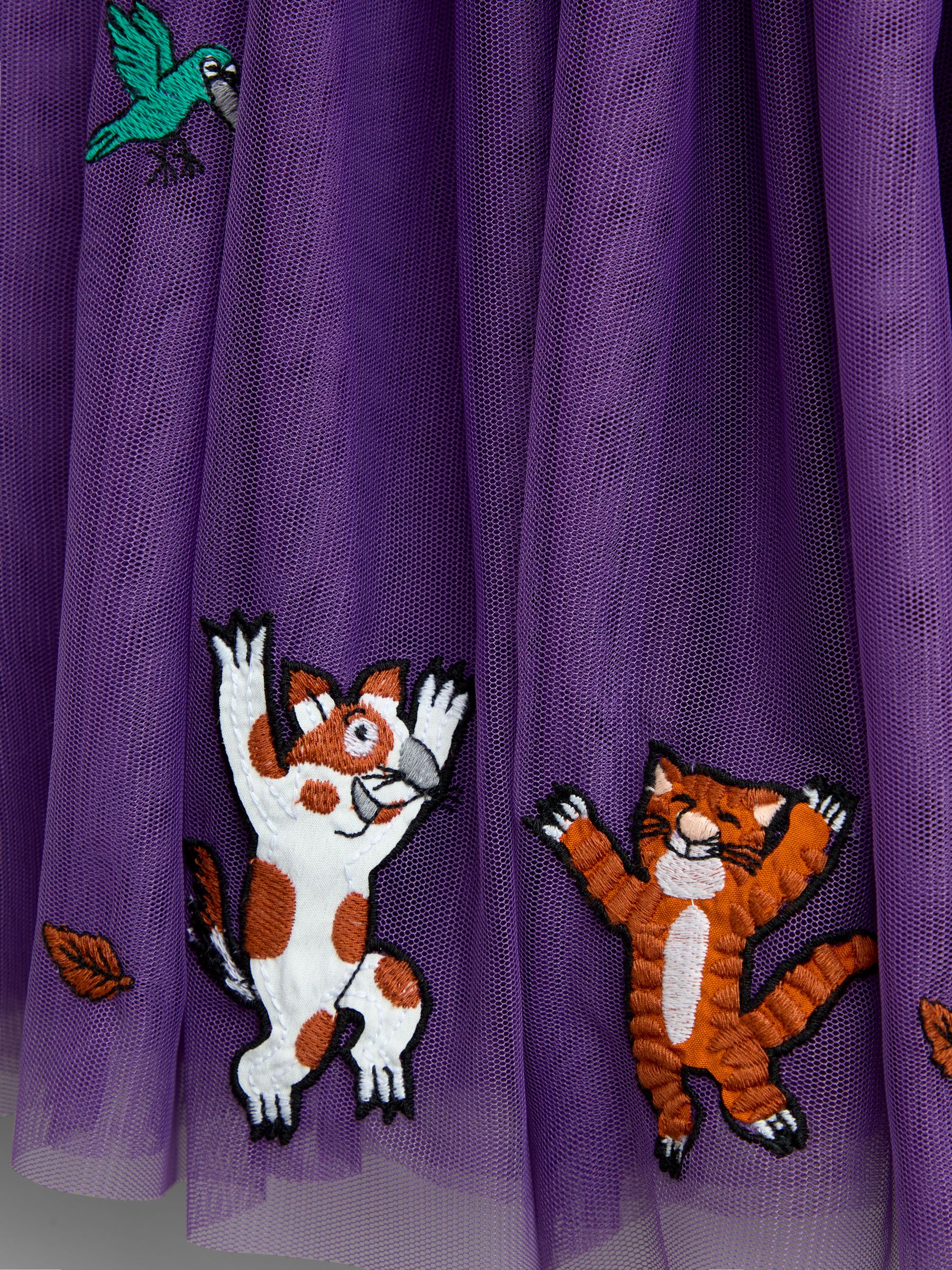 Purple Stripe Room On The Broom Party Dress - Image 3 of 4