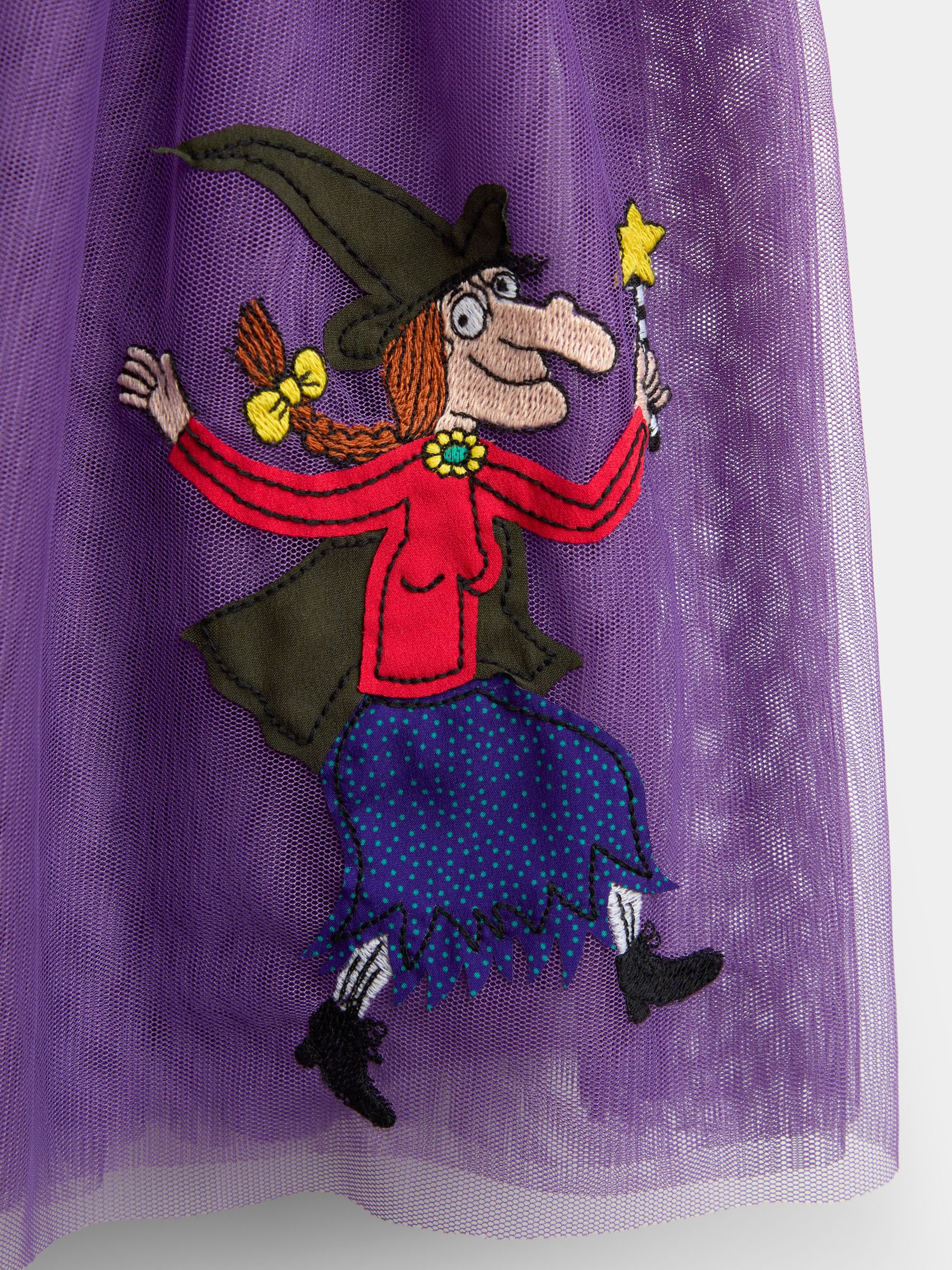 Purple Stripe Room On The Broom Party Dress - Image 4 of 4 Purple Stripe Room On The Broom Party Dress - Image 4 of 4