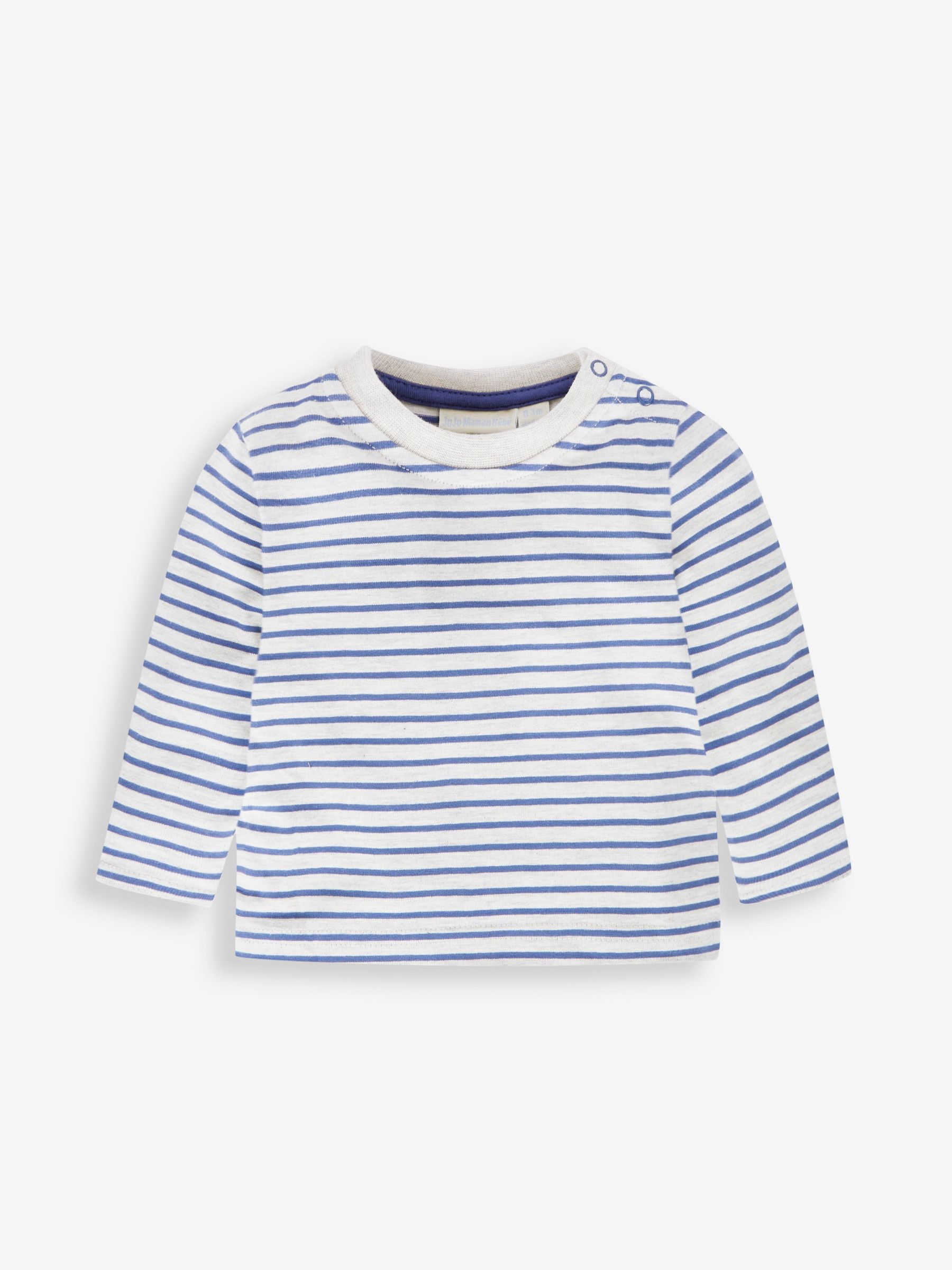 Mocha Brown Bear Boys' Bear Appliqué Dungarees & Stripe Top Set - Image 3 of 5