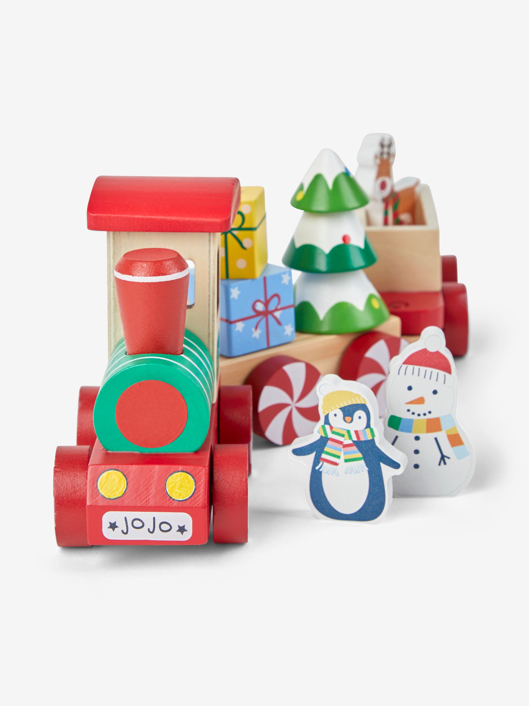 Wooden Christmas Train - Image 5 of 6
