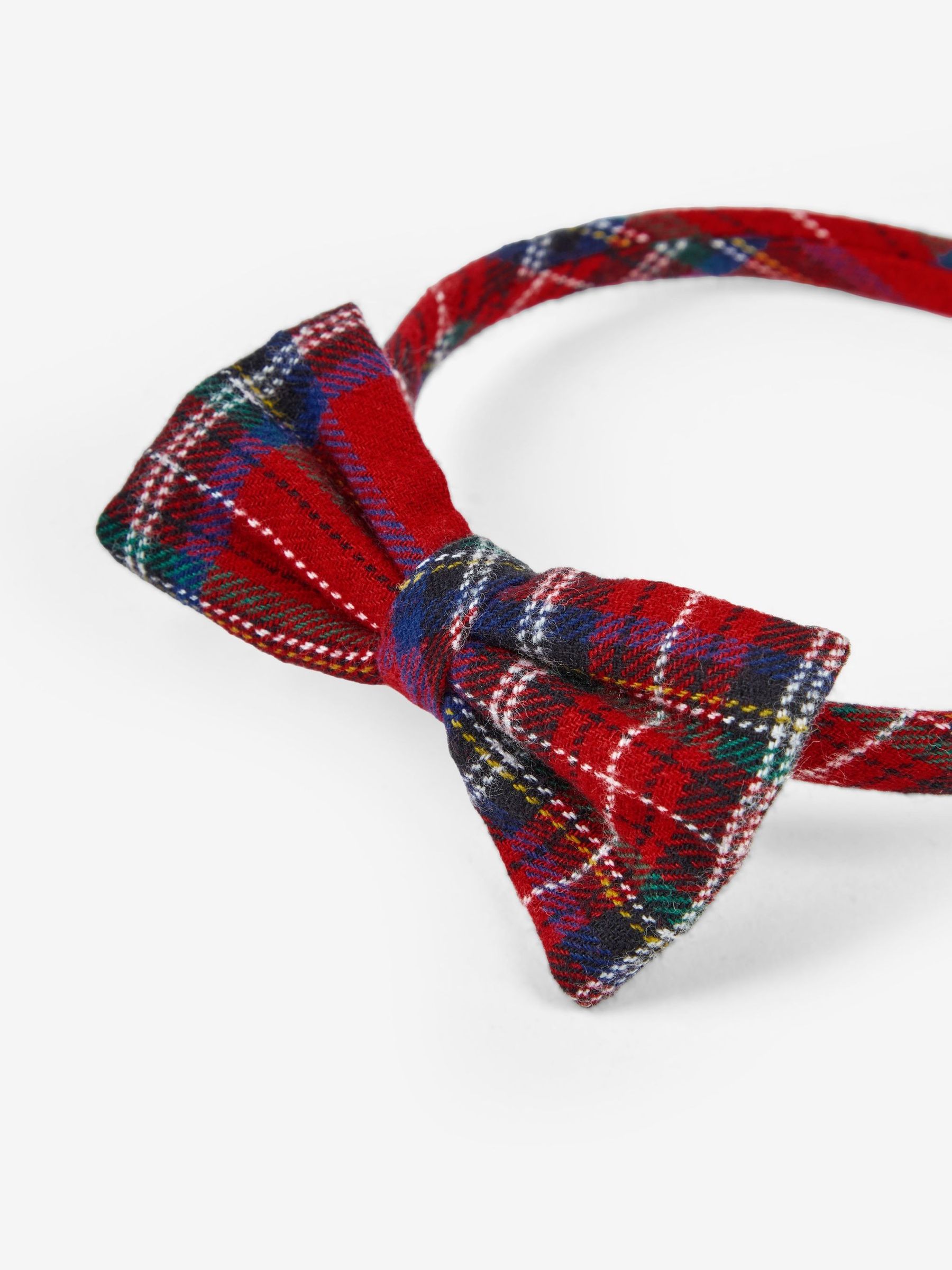 Navy Blue Tartan Hairband - Image 3 of 3