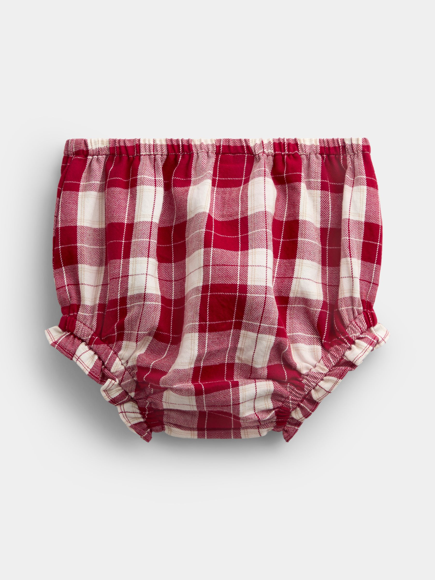 Red Tartan Check Embroidered Collar Dress - Image 6 of 8