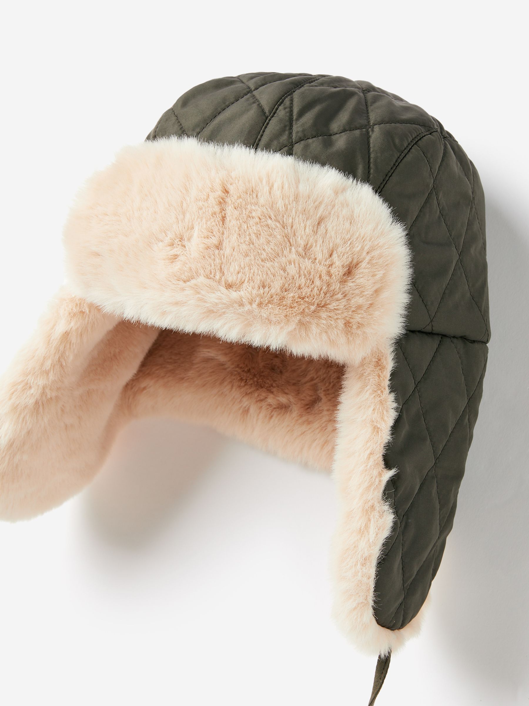 Eira Green Faux Fur Lined Trapper Hat - Image 5 of 6
