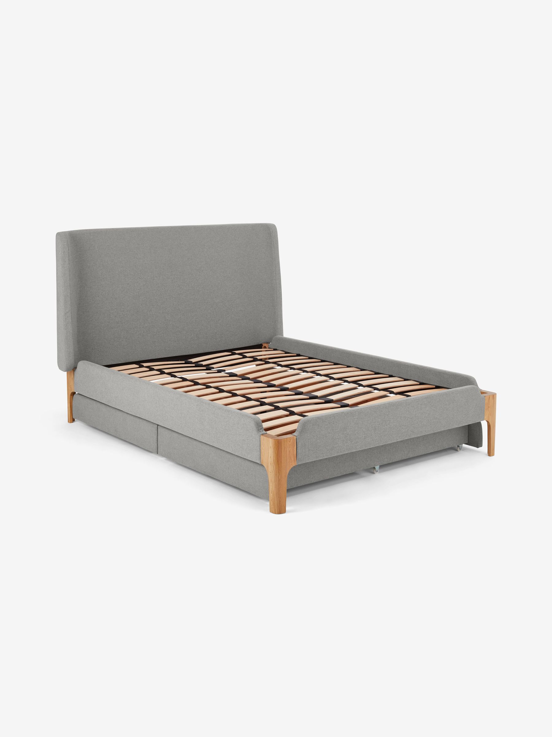 Drawer Storage Bed Roscoe in Cool Grey - Image 1 of 3