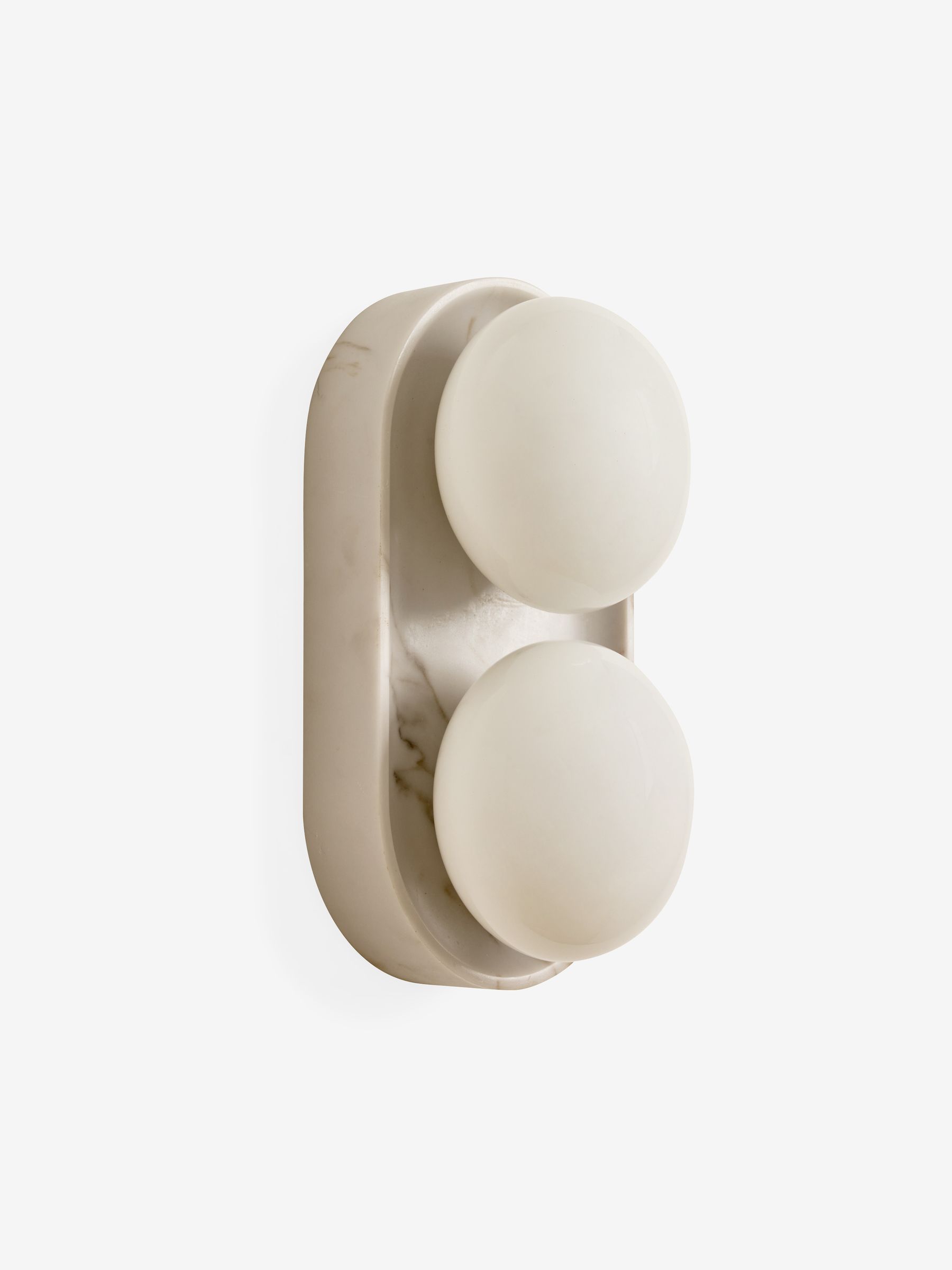 Wilf Wall Light in White Marble Effect - Image 5 of 5