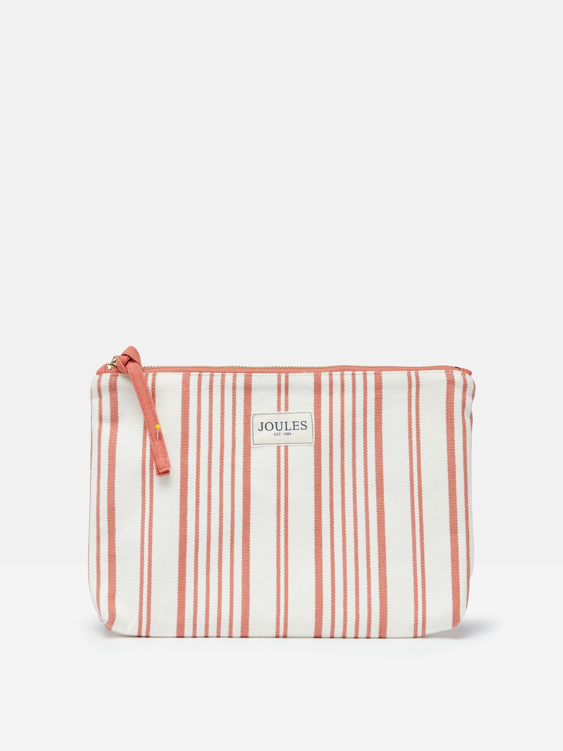 Carrywell Cream & Red Zip Pouch - Image 1 of 4