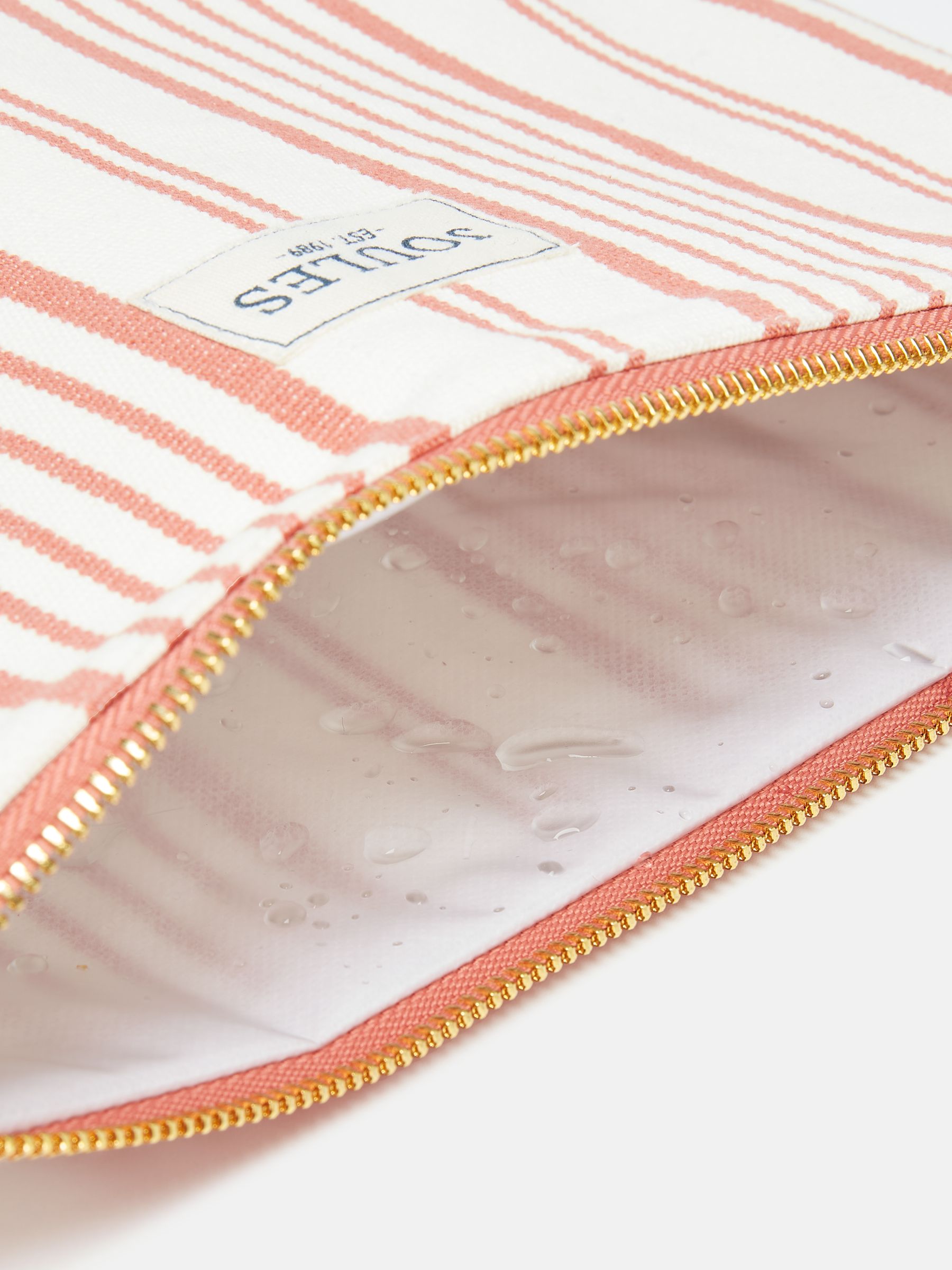 Carrywell Cream & Red Zip Pouch - Image 4 of 4