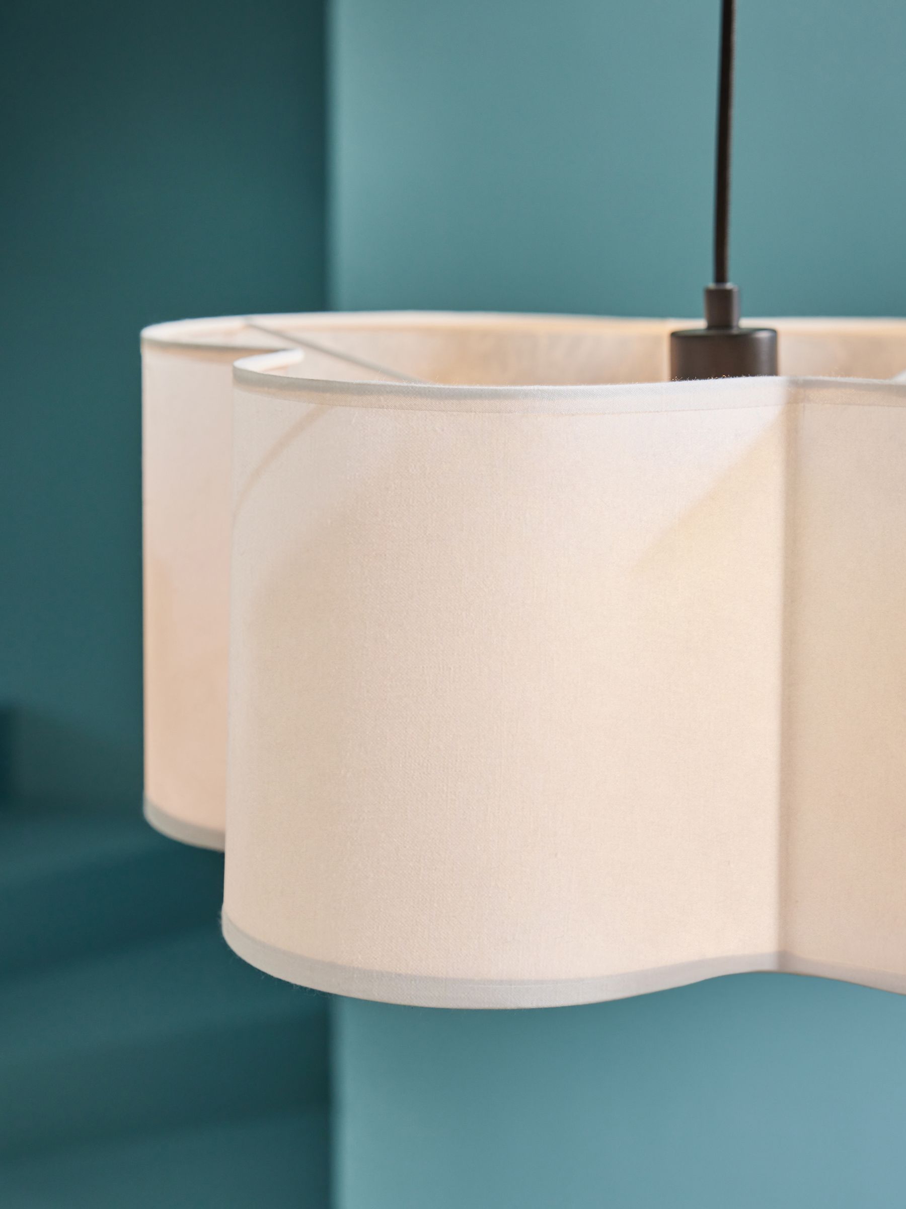 Regular Giana Pendant Ceiling Light in White - Image 3 of 4