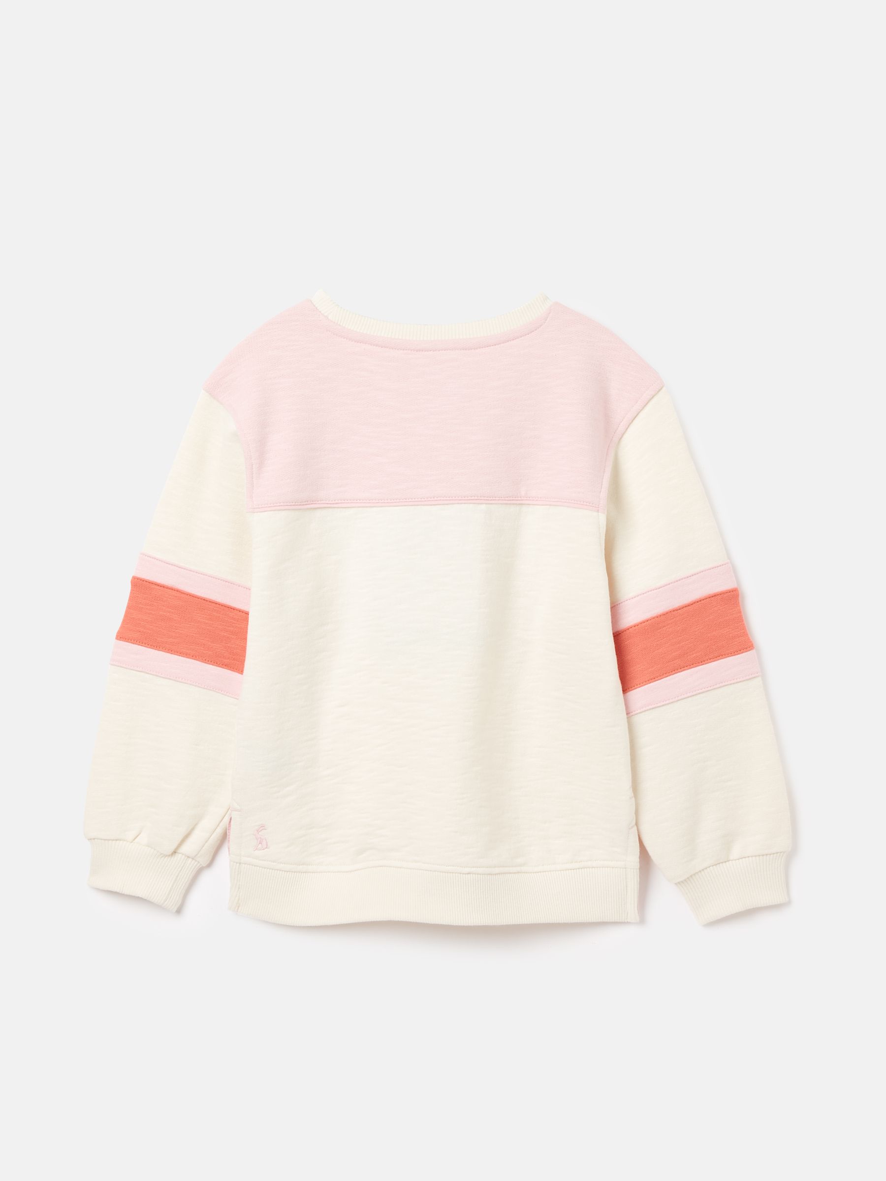 Cara Cream Colourblock Crewneck Sweatshirt - Image 2 of 4