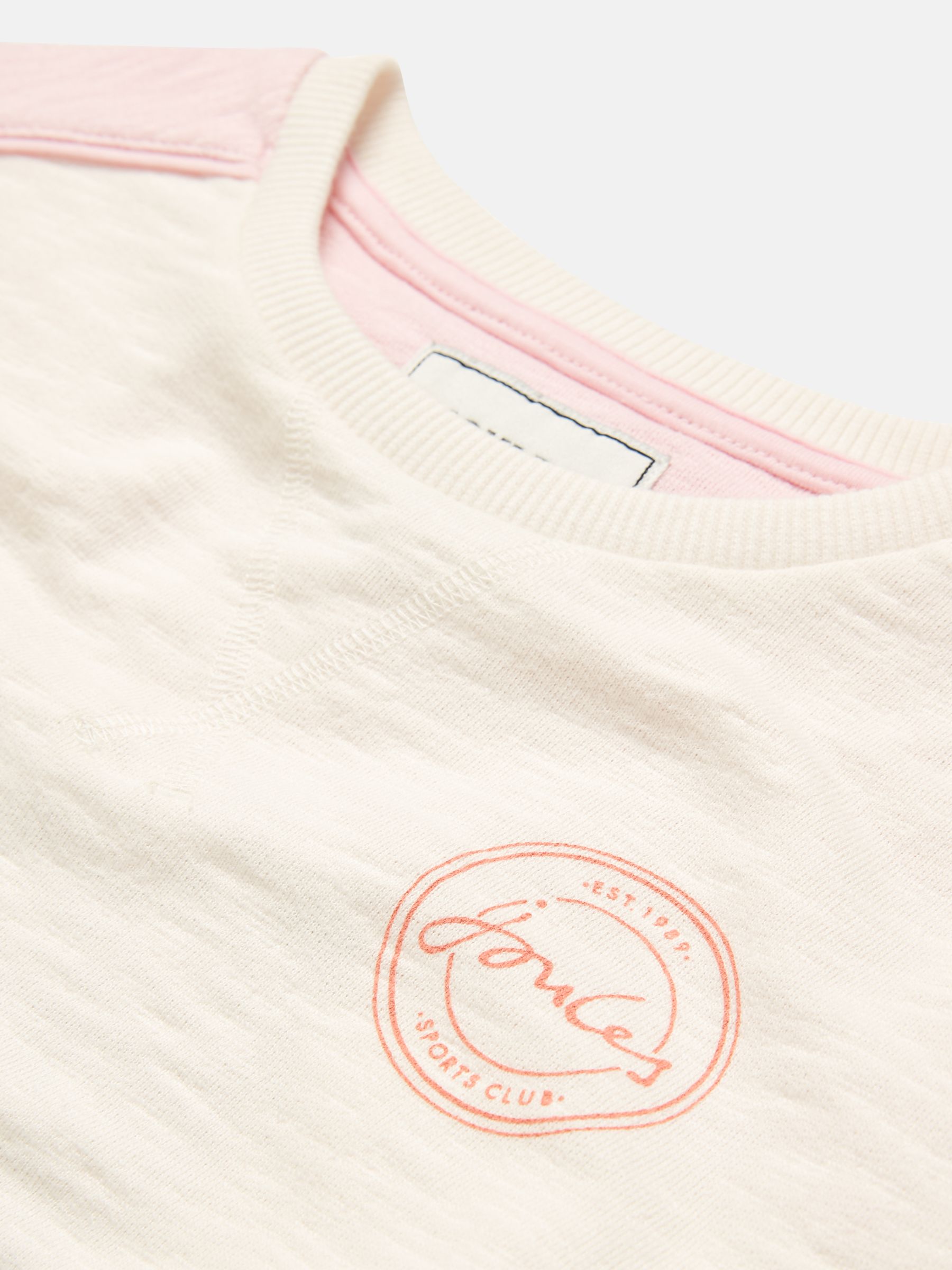 Cara Cream Colourblock Crewneck Sweatshirt - Image 3 of 4