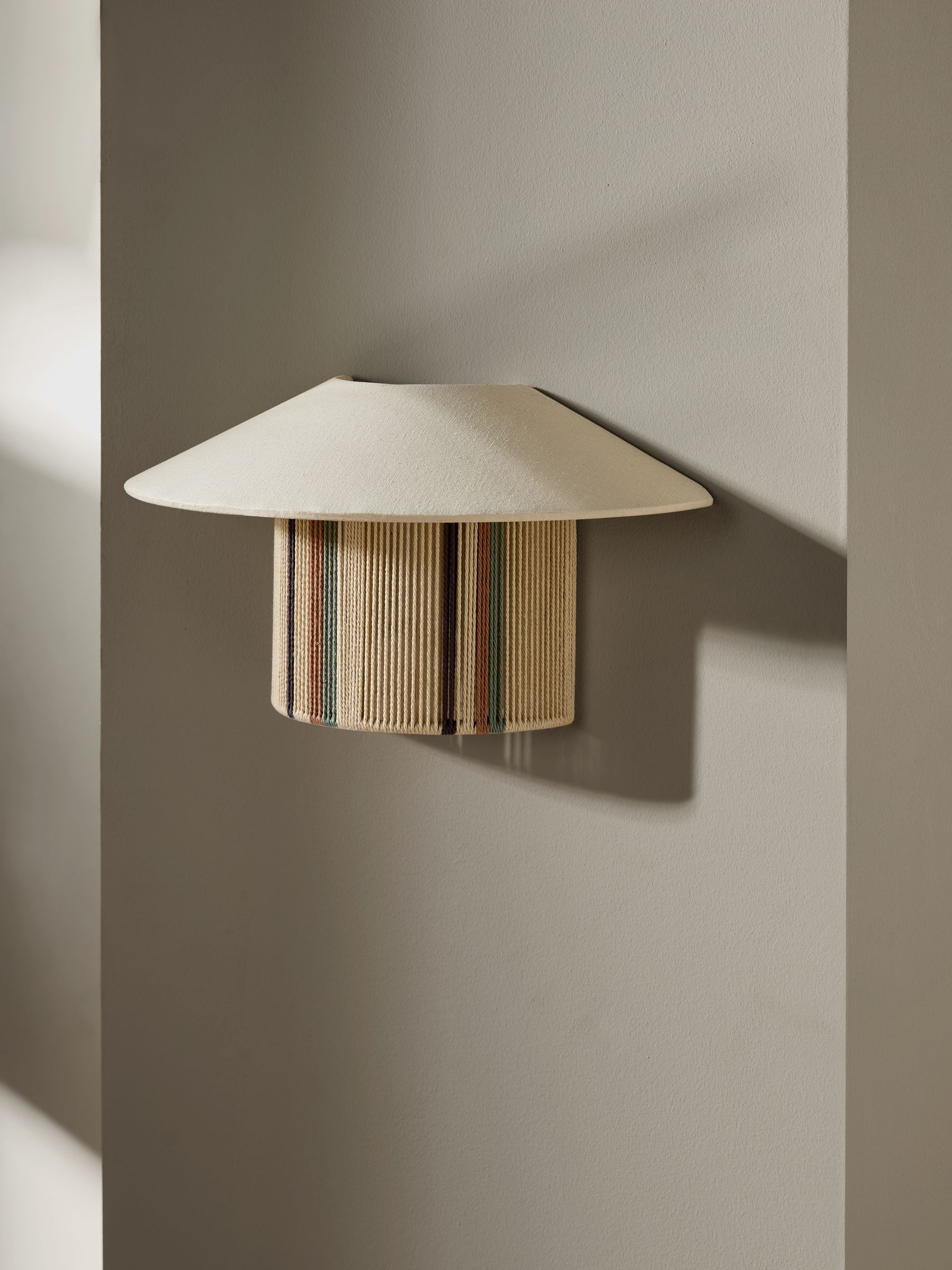 Ronnie Wall Light in Cream - Image 2 of 6