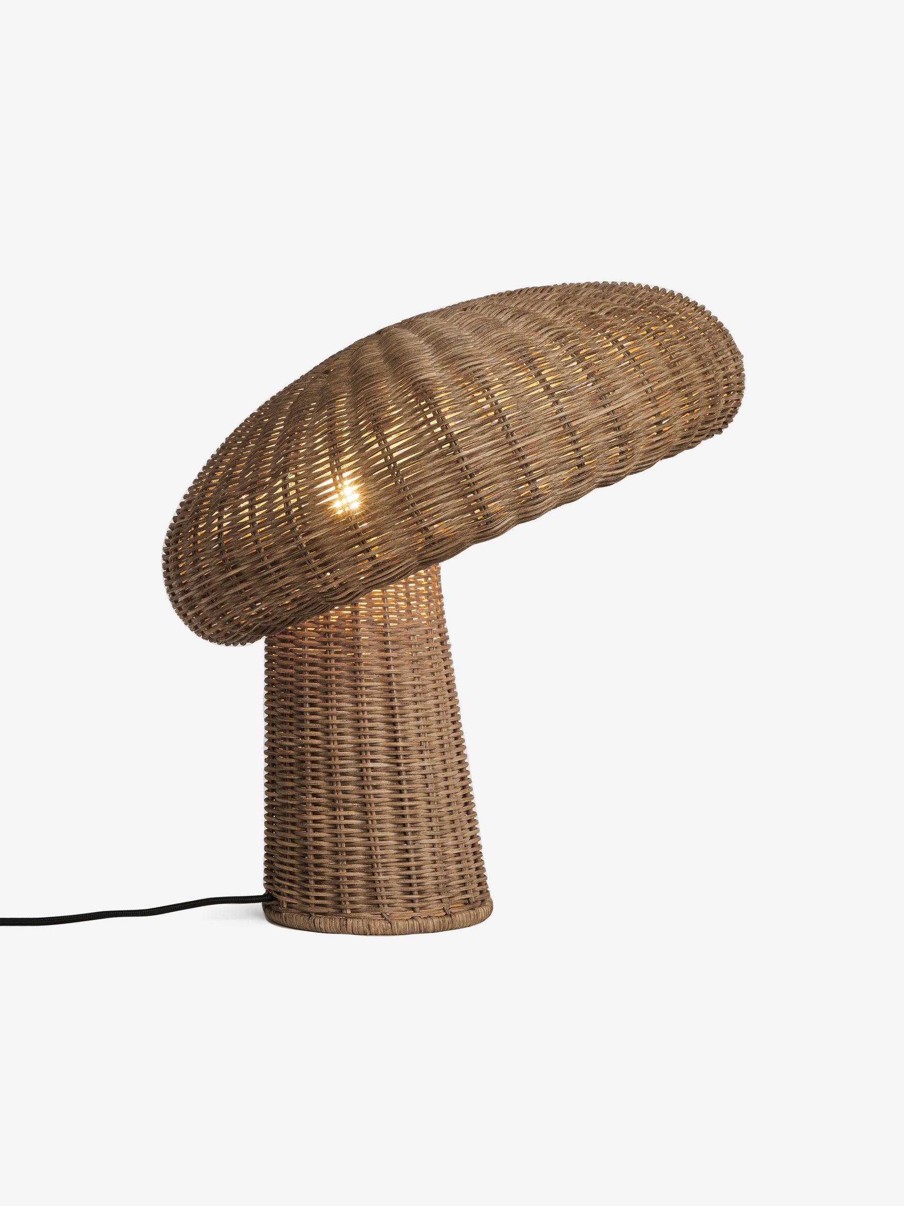 Leilani Rattan Table Lamp in Natural - Image 5 of 5