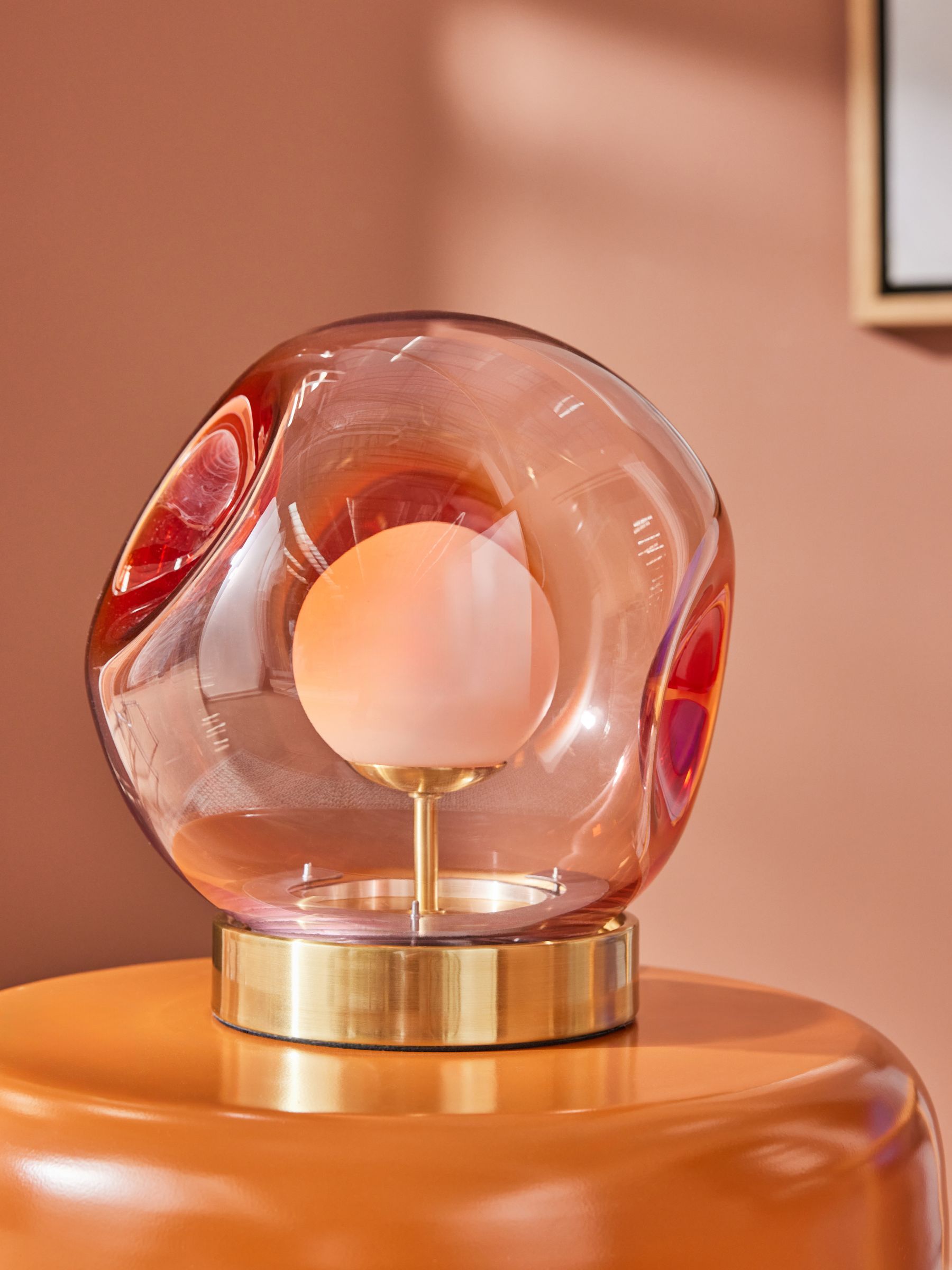 Astrid Table Lamp in Red - Image 2 of 4