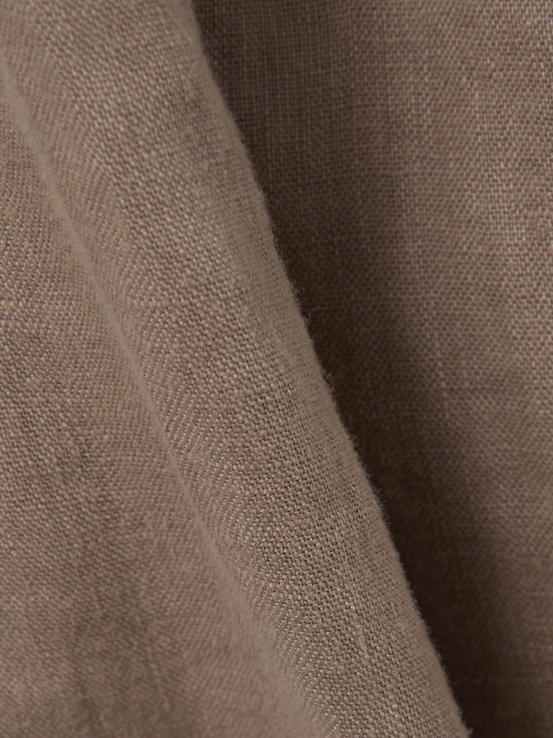 Linen Garment Dyed Drawstring Shorts in Mink Neutral - Image 6 of 6