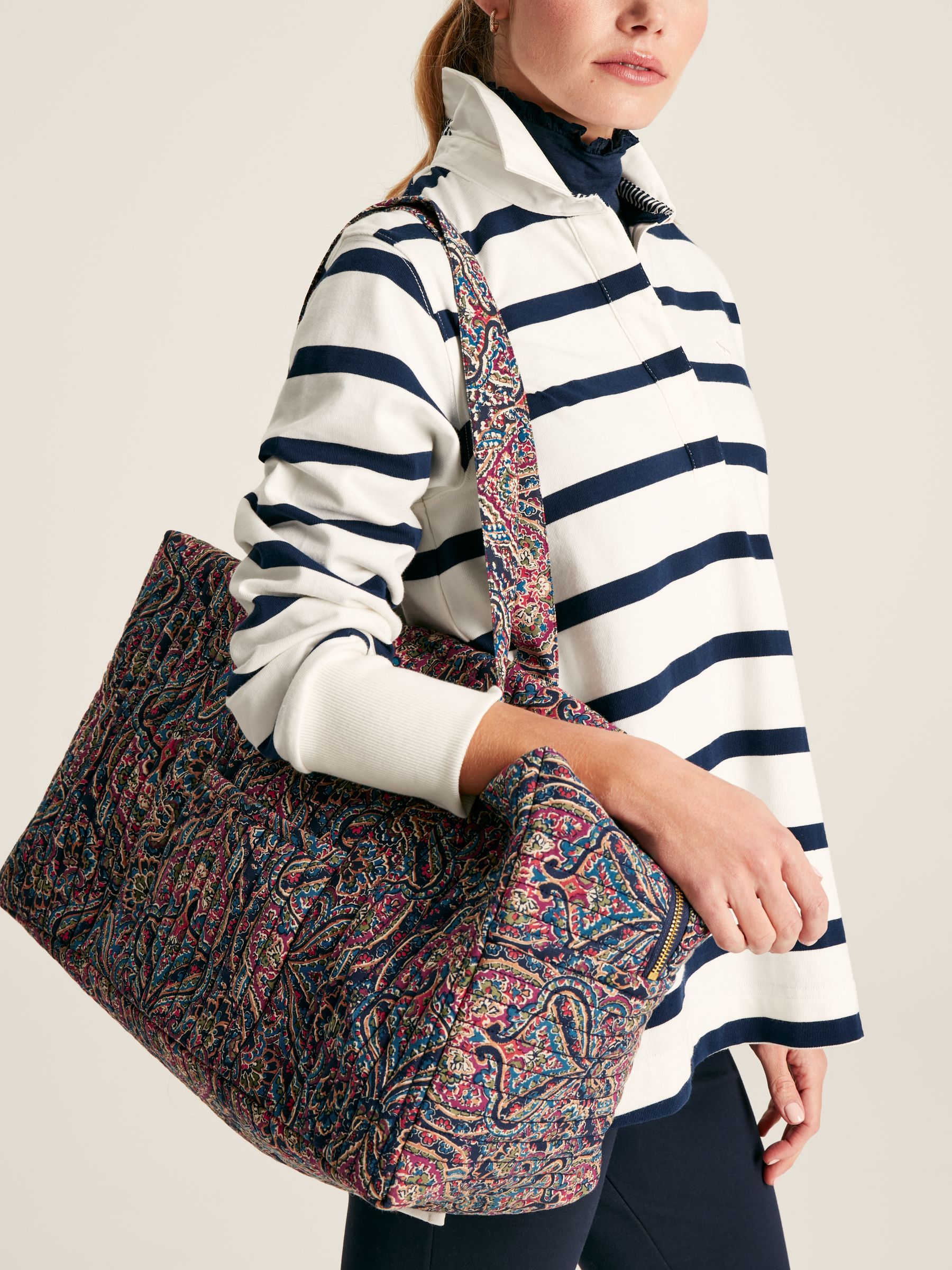 Dolly Paisley Print Weekend Bag - Image 2 of 8 Dolly Paisley Print Weekend Bag - Image 2 of 8