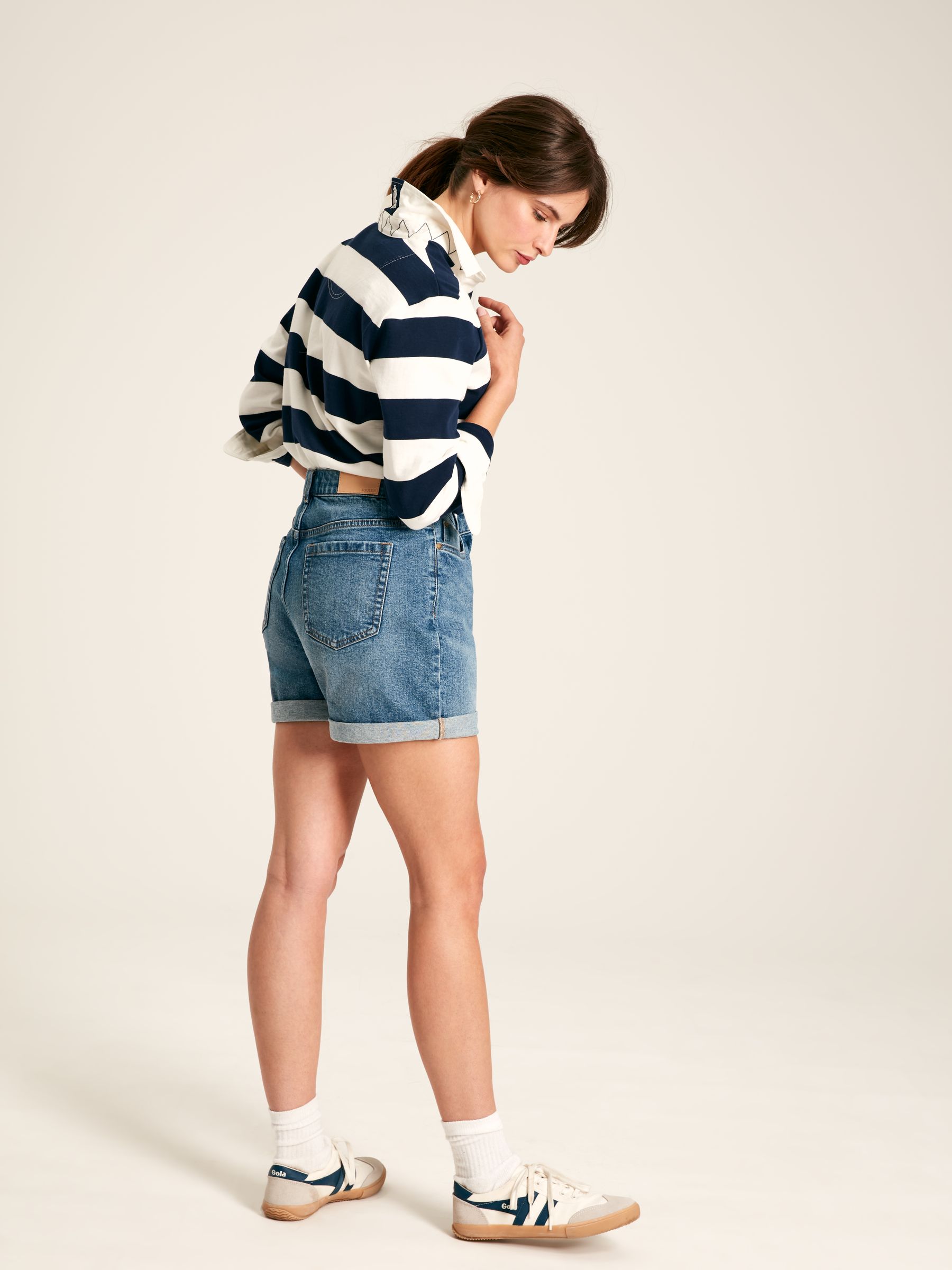 Mid Blue Denim Shorts - Image 3 of 8