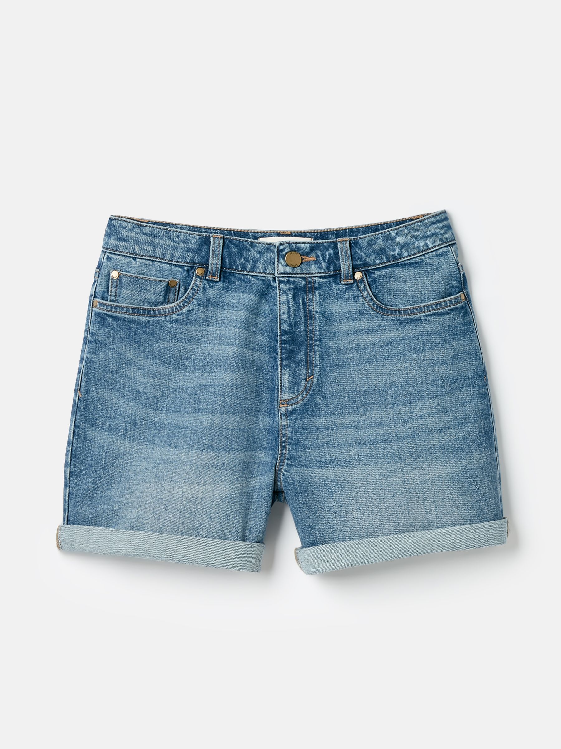 Mid Blue Denim Shorts - Image 8 of 8