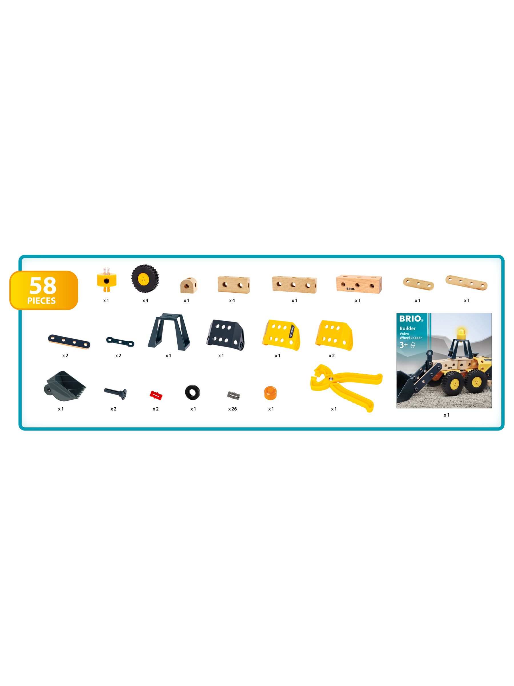 Brio Builder Volvo Wheel Loader - Image 10 of 12