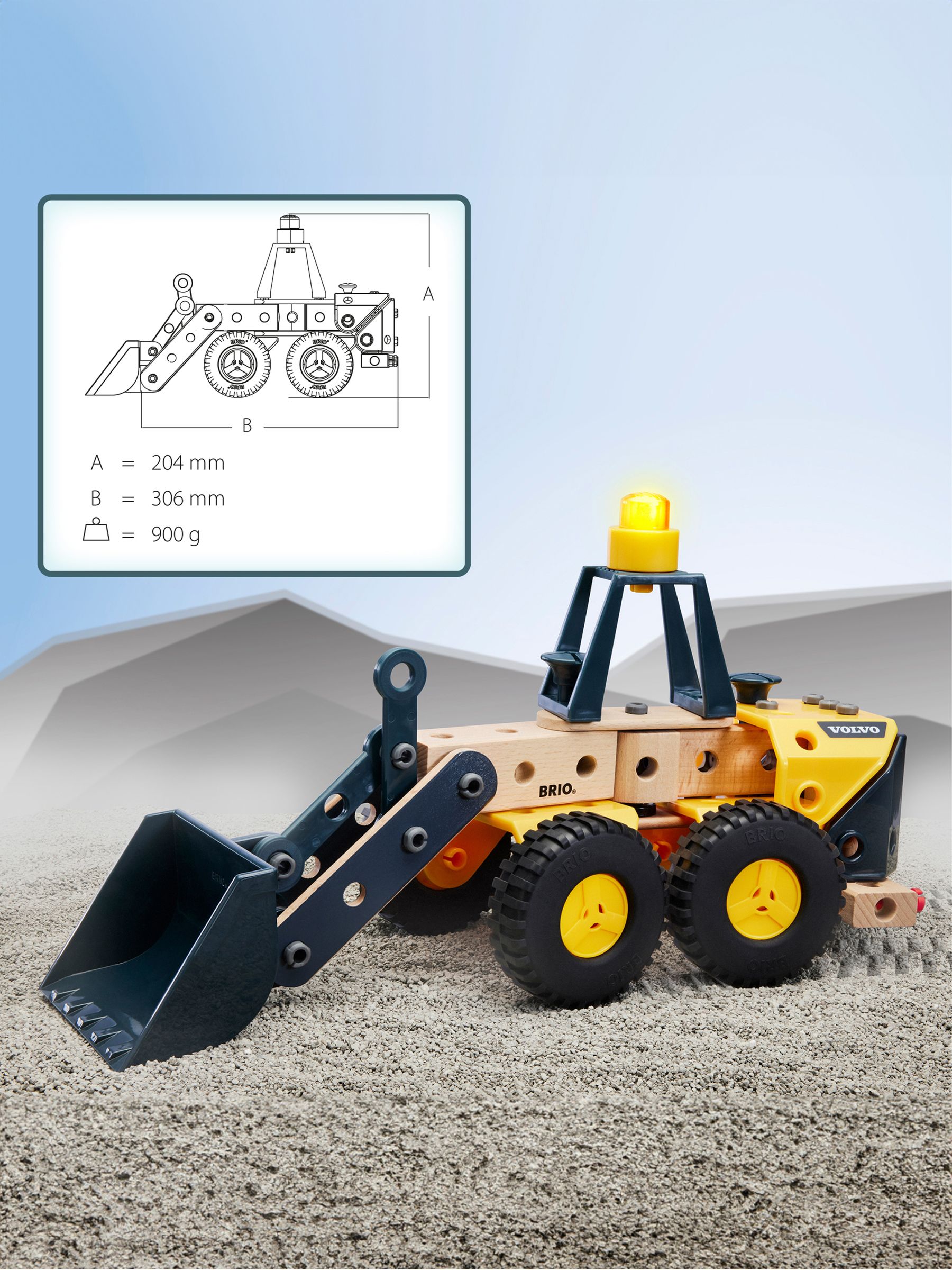 Brio Builder Volvo Wheel Loader - Image 9 of 12