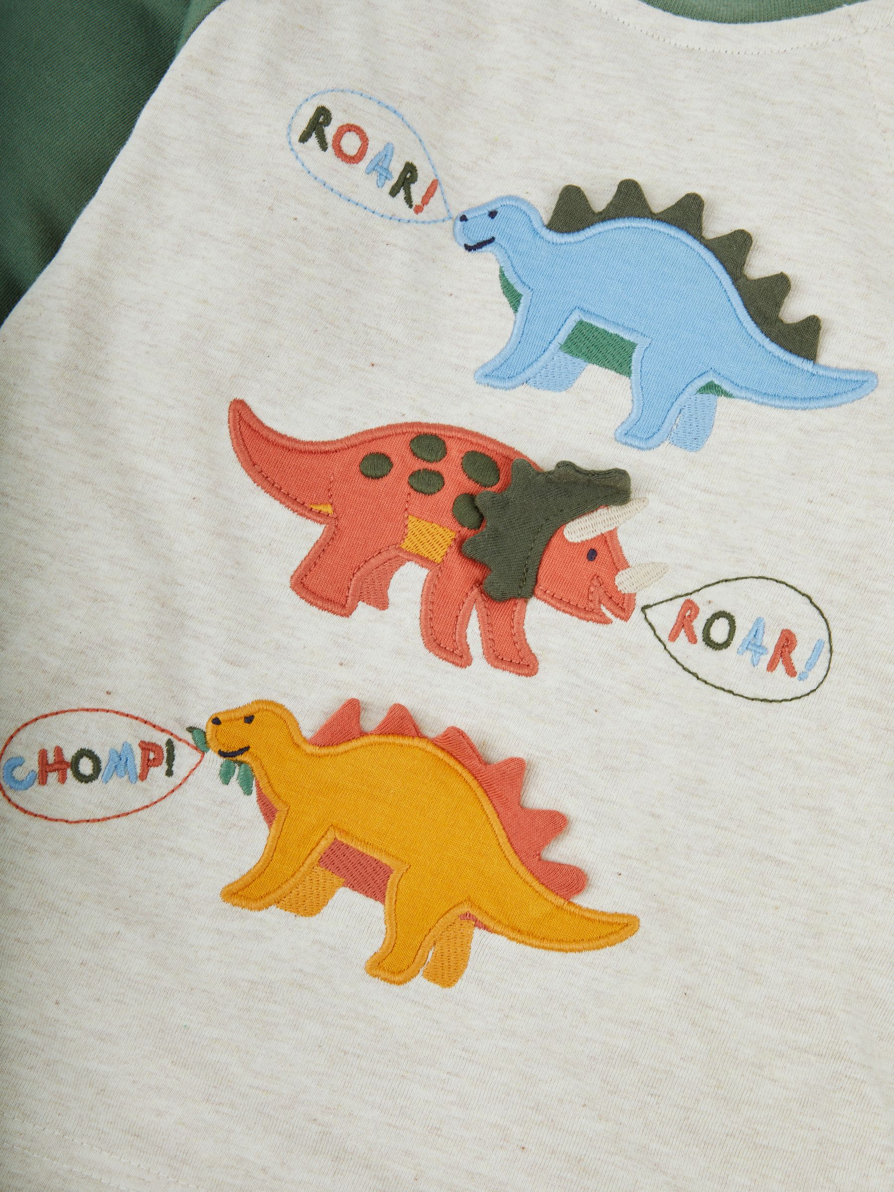 Natural Dino Appliqué Top - Image 2 of 3