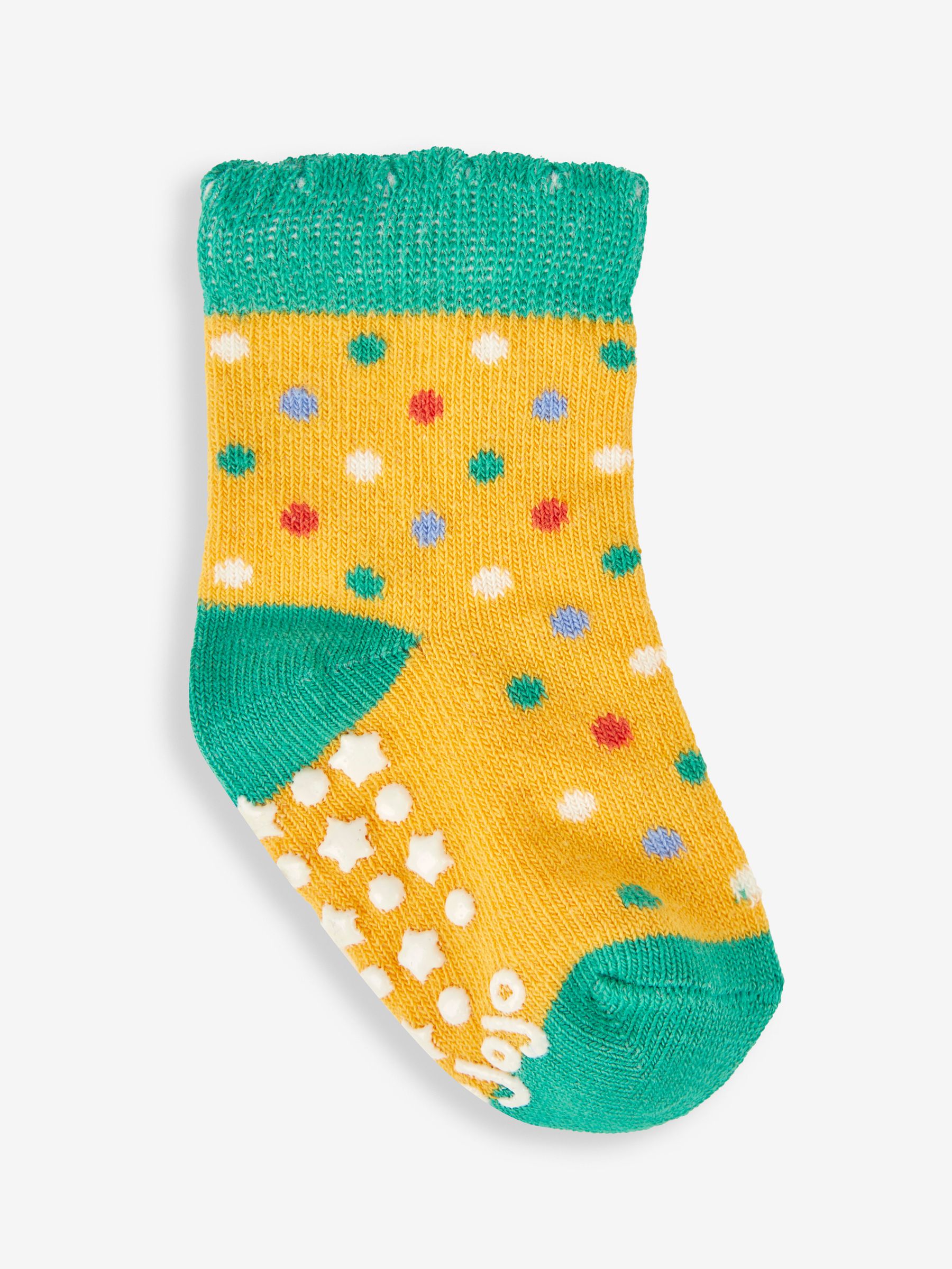 Yellow 3-Pack Tractor Socks - Image 3 of 4