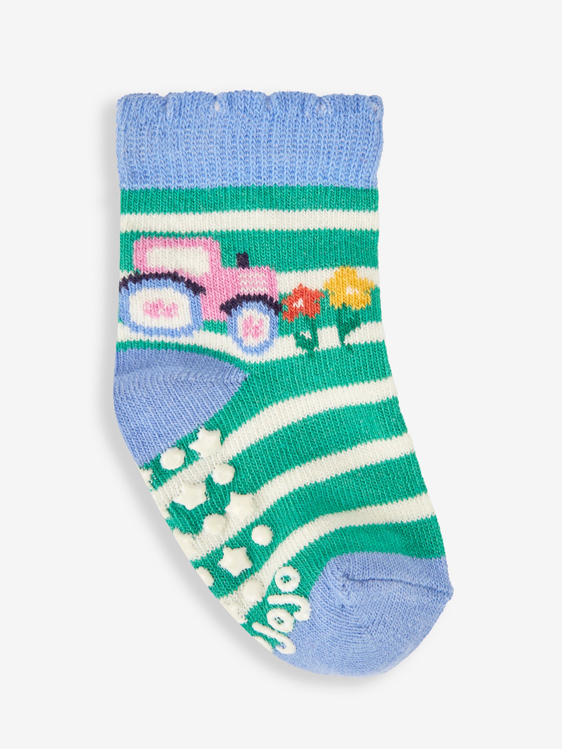 Yellow 3-Pack Tractor Socks - Image 4 of 4