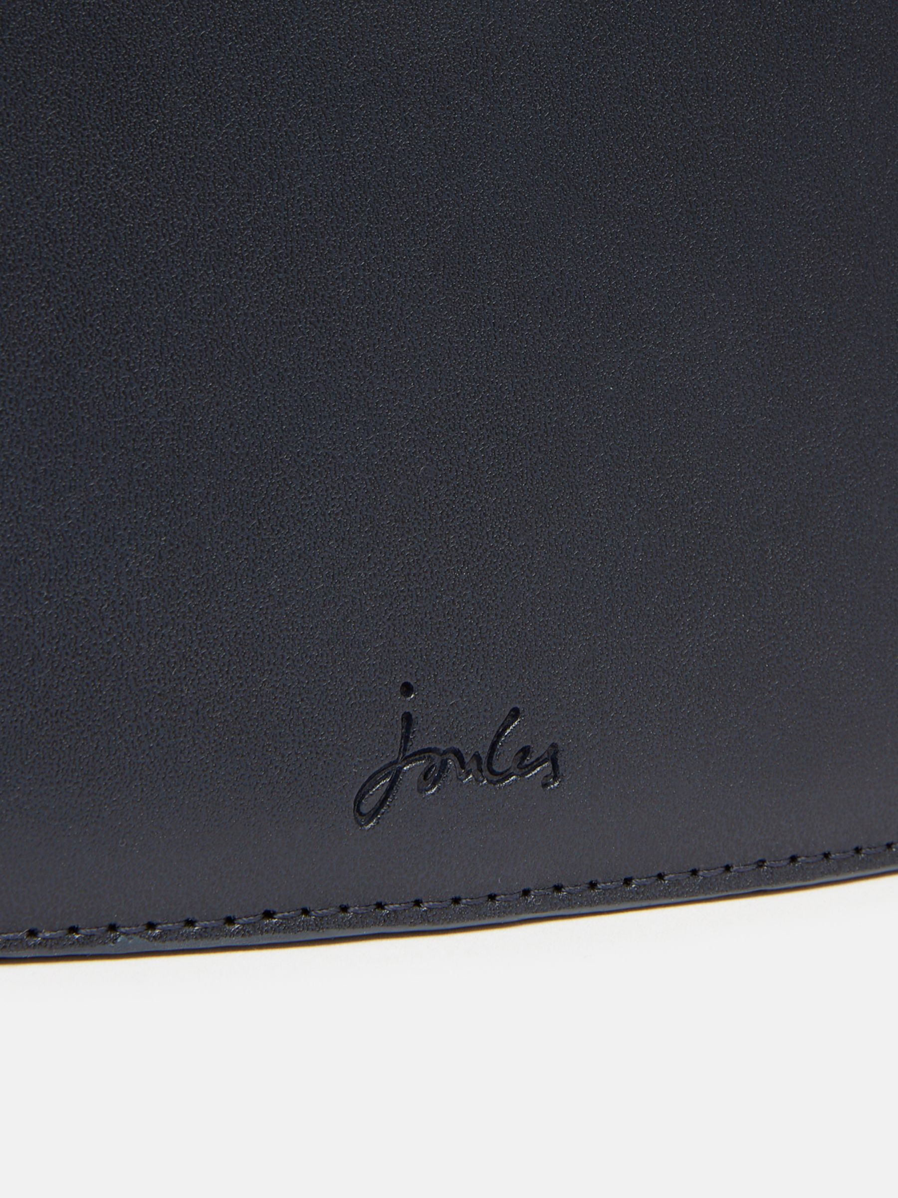 Claire Navy Faux Leather Croc Effect Cross Body Bag - Image 8 of 9