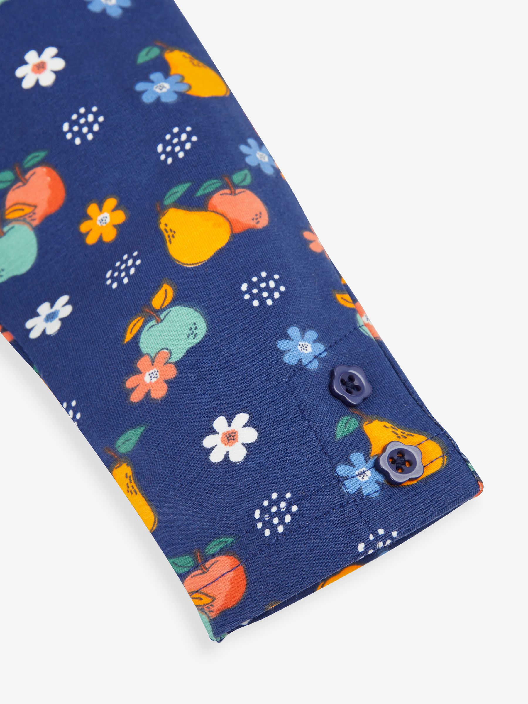 Navy Blue Fruit & Yellow Girls' 2-Pack Leggings - Image 4 of 5