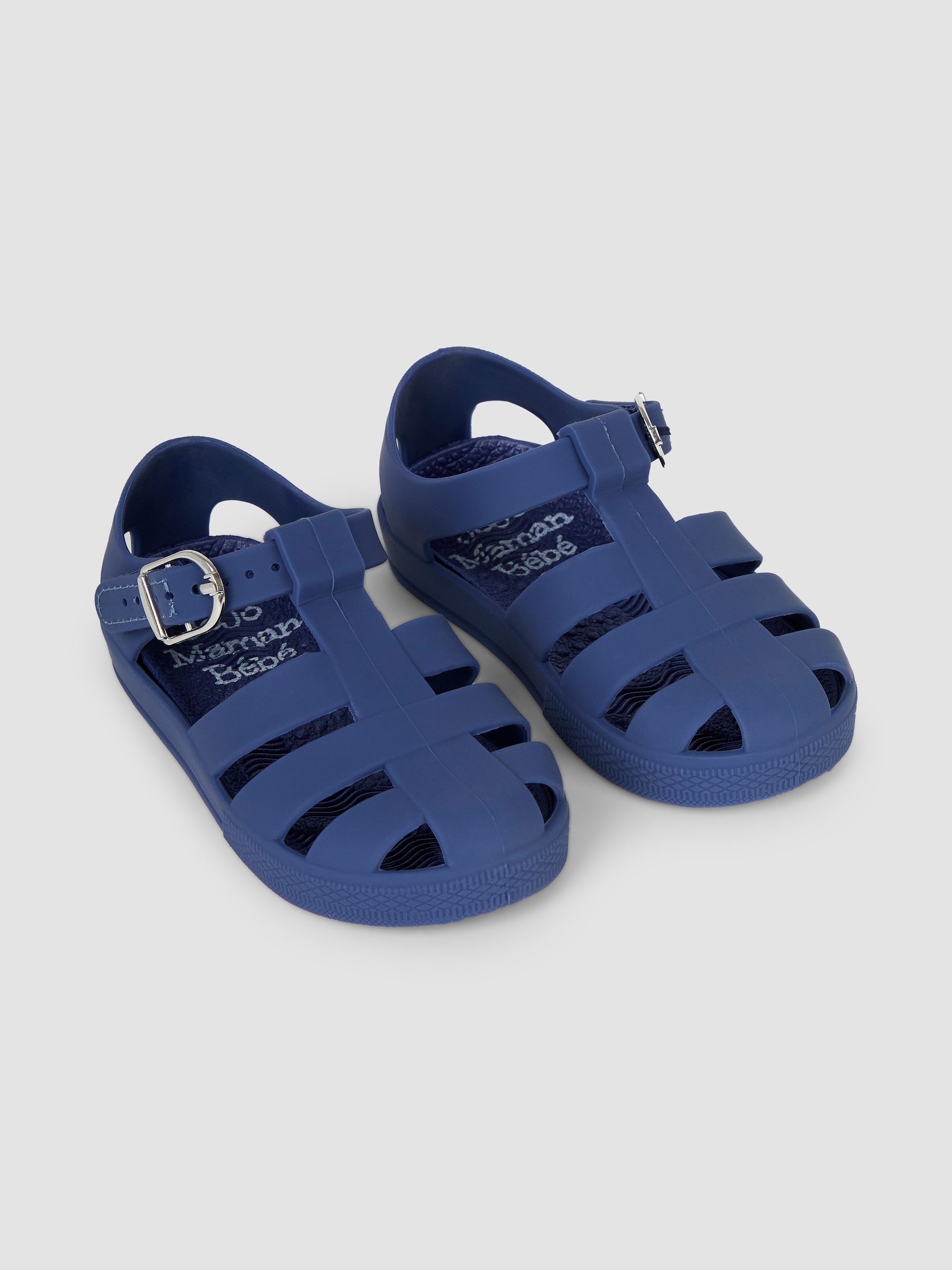 Navy Blue Jelly Sandals - Image 1 of 6