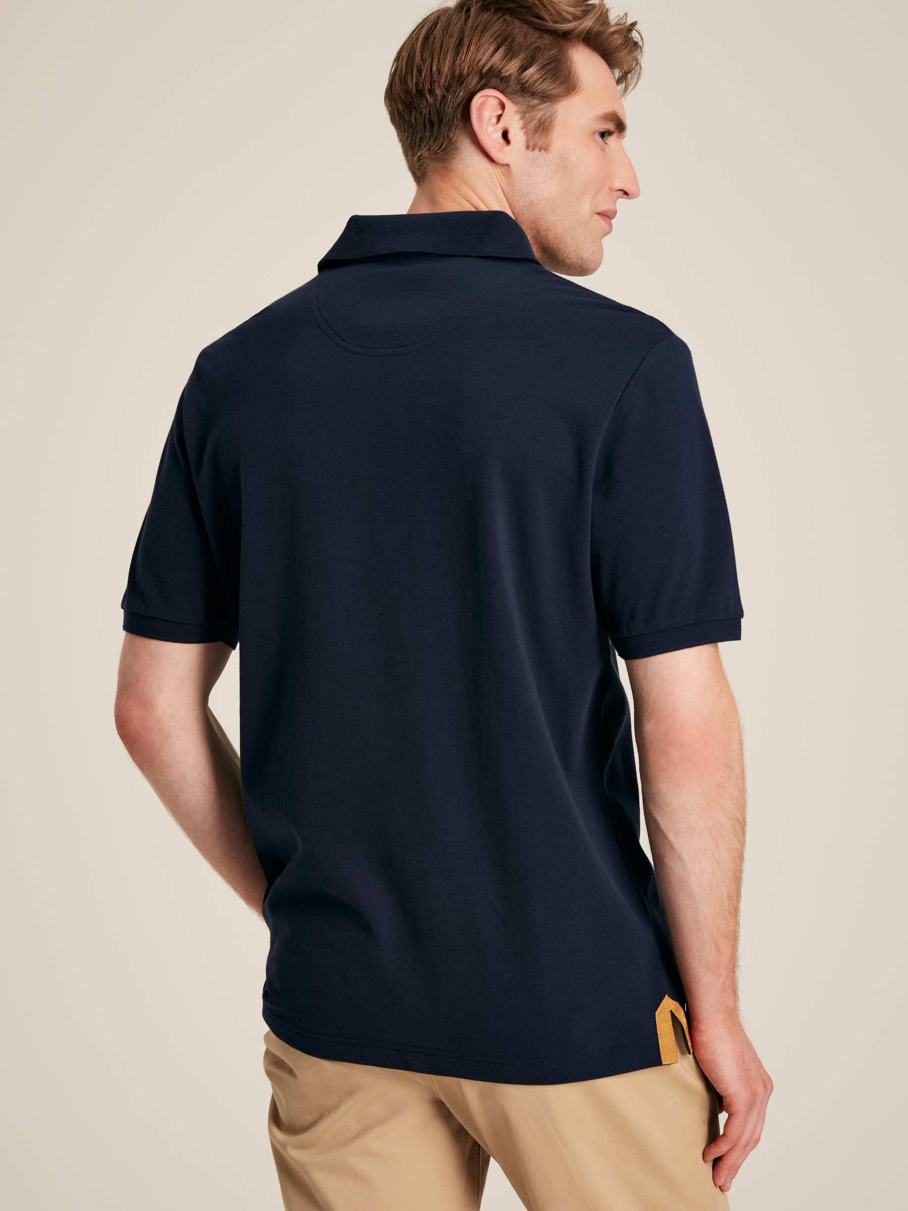 Embellished Navy Blue Classic Fit Polo Shirt - Image 2 of 6