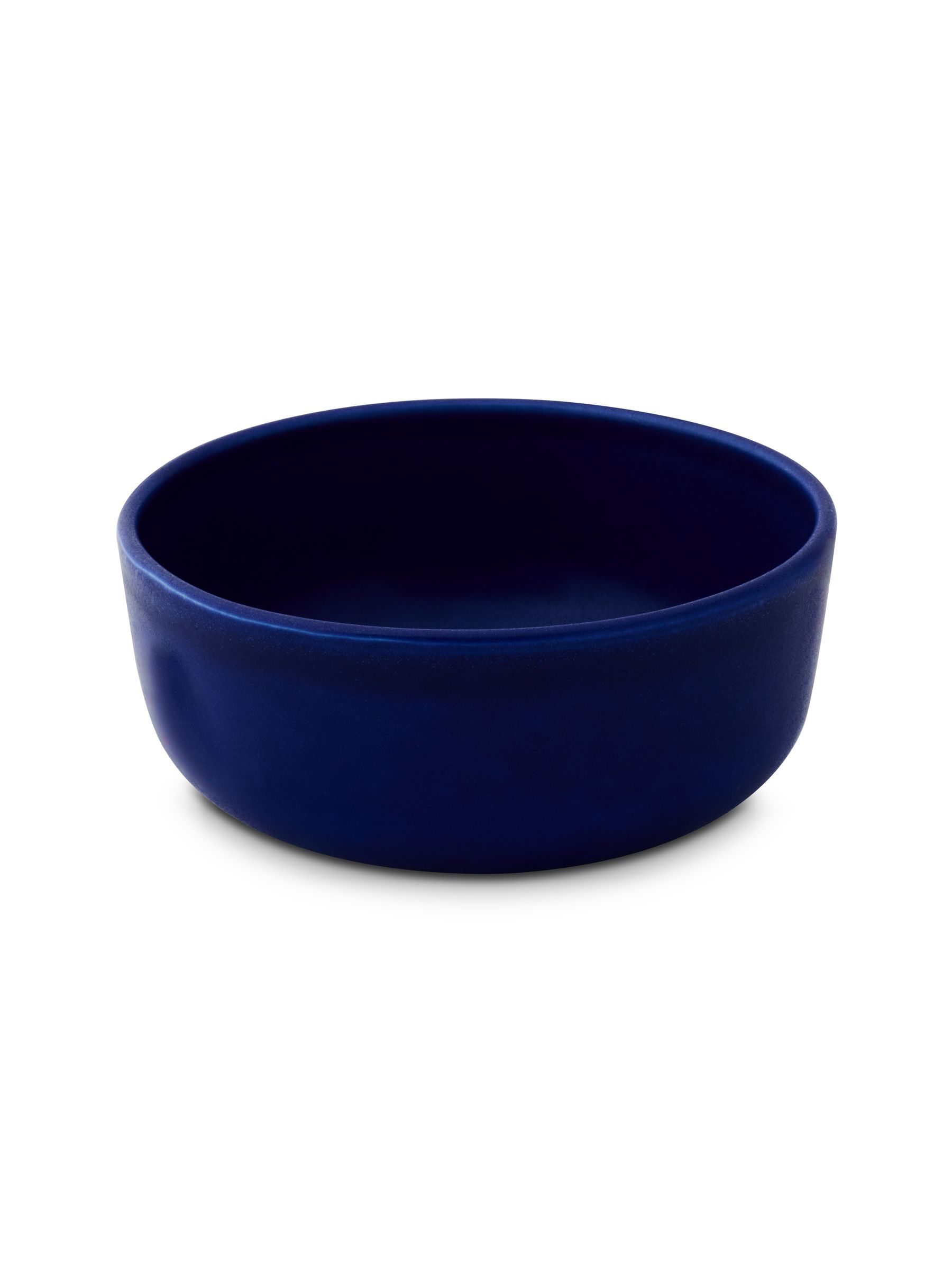 Curateology Set of 4 Cobalt Blue LoHo Reactive Glaze Cereal Bowls - Image 2 of 5