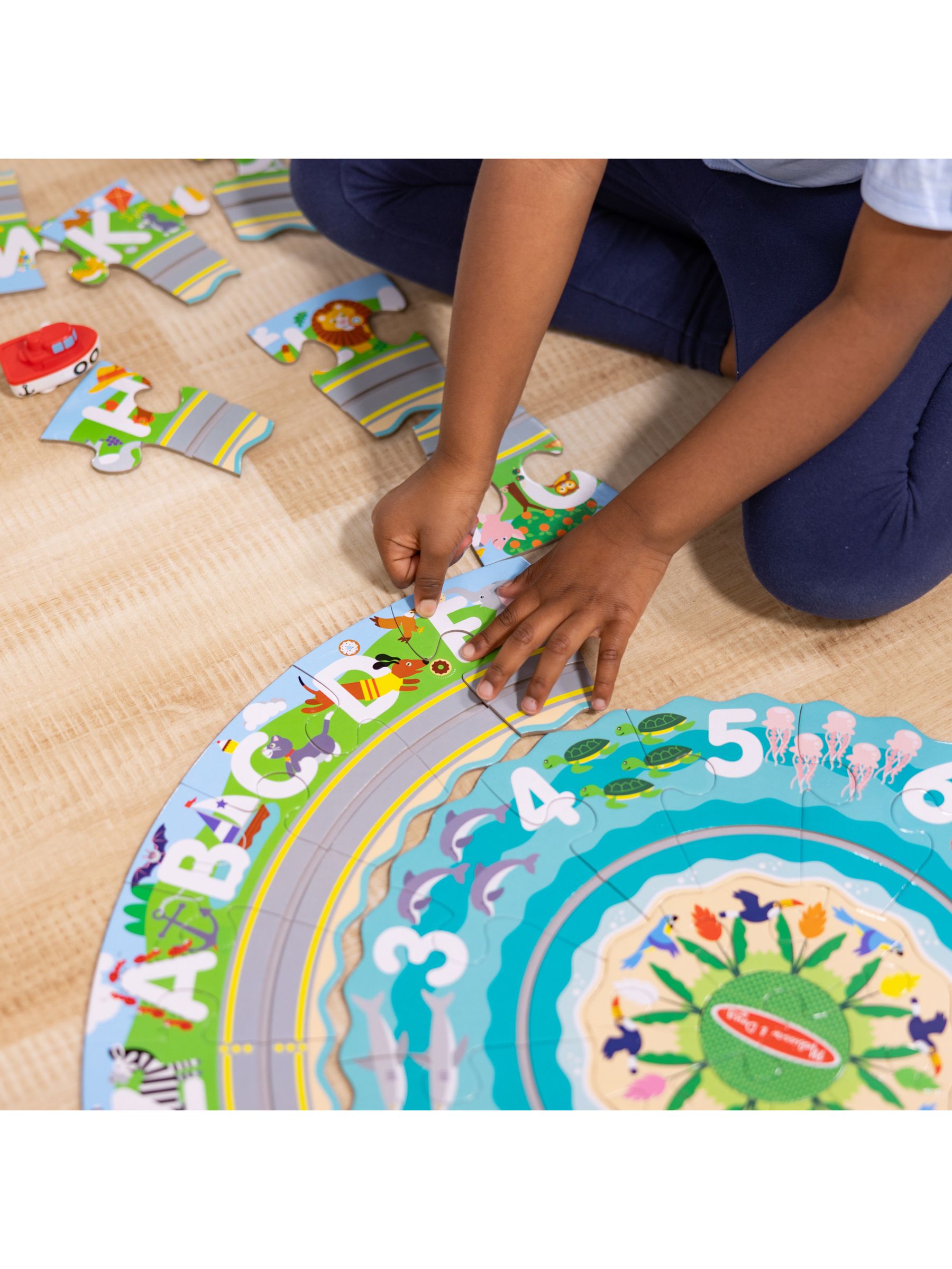 Melissa & Doug Round the Shore Floor Puzzle Play Set - Image 2 of 9