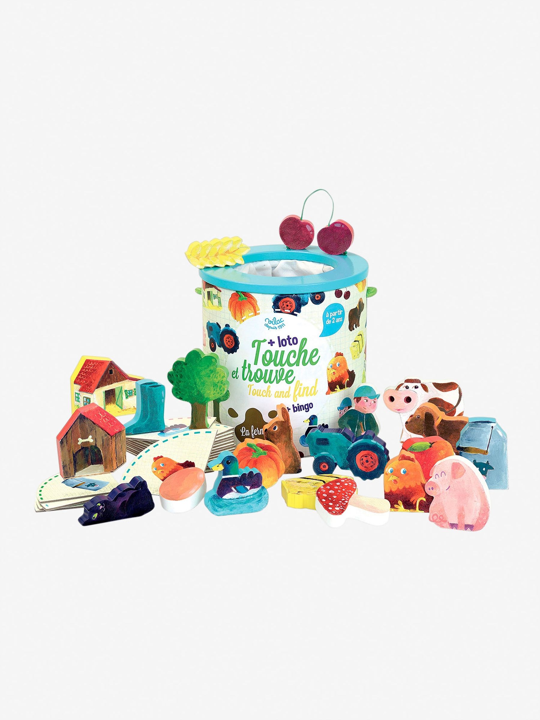 Vilac Feel and Find Farm Game - Image 1 of 4