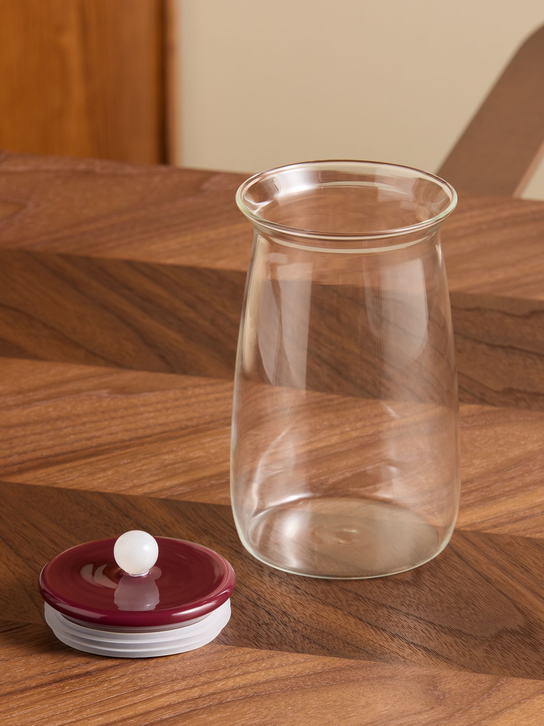 Lai Regular Glass Storage Jar in Clear - Image 3 of 3