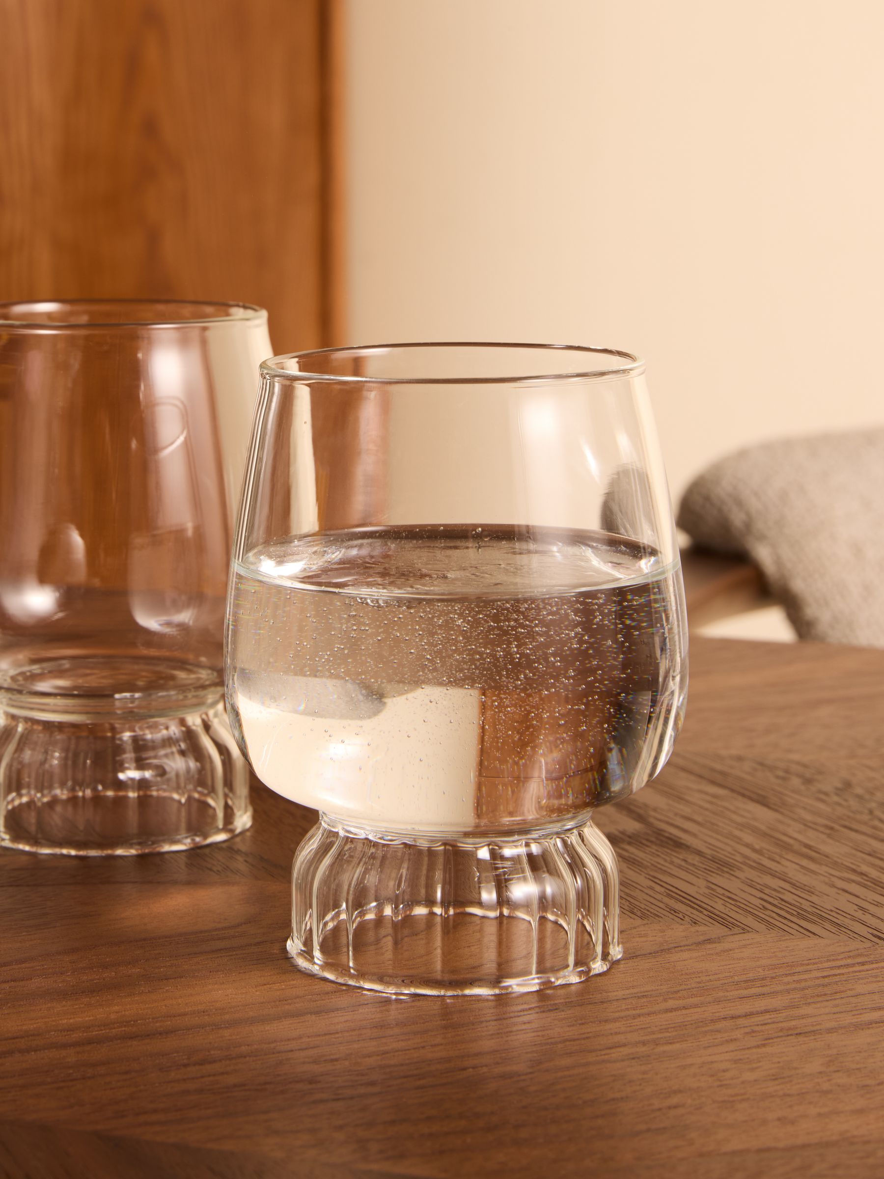 Set of 4 Edith Tumblers in Clear - Image 2 of 6