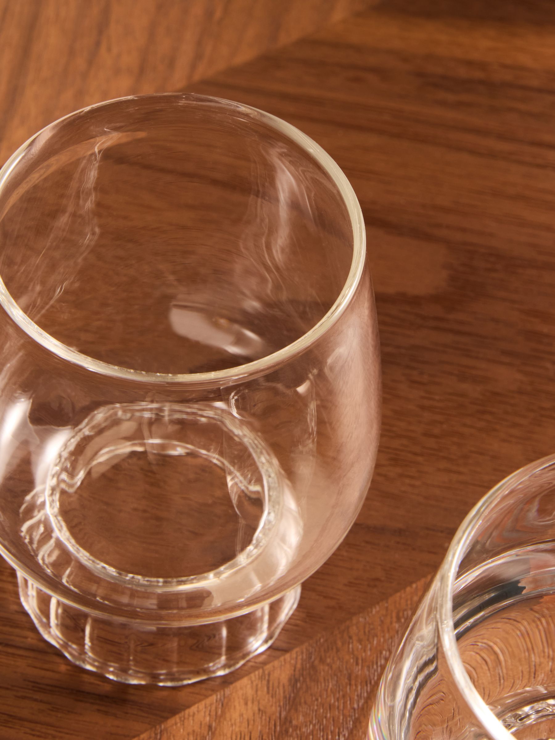 Set of 4 Edith Tumblers in Clear - Image 3 of 6