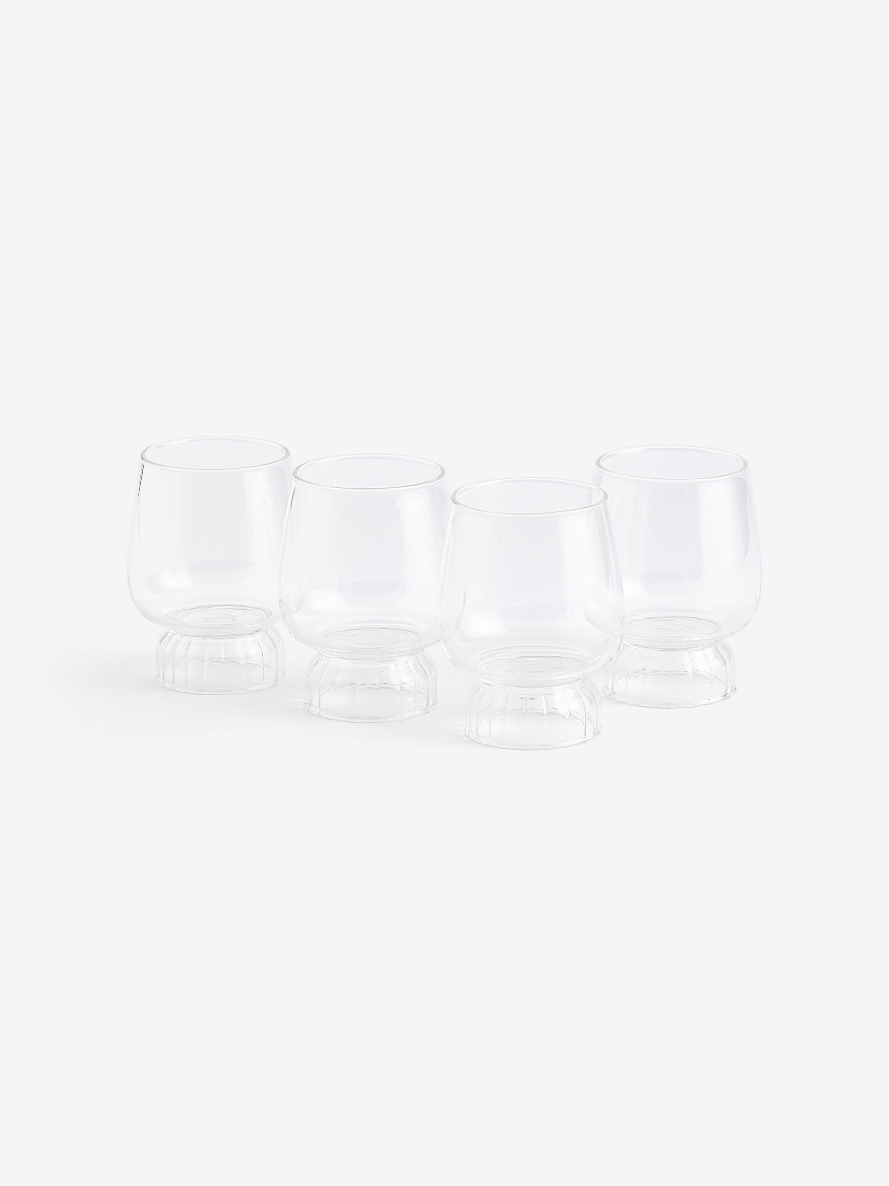 Set of 4 Edith Tumblers in Clear - Image 4 of 6