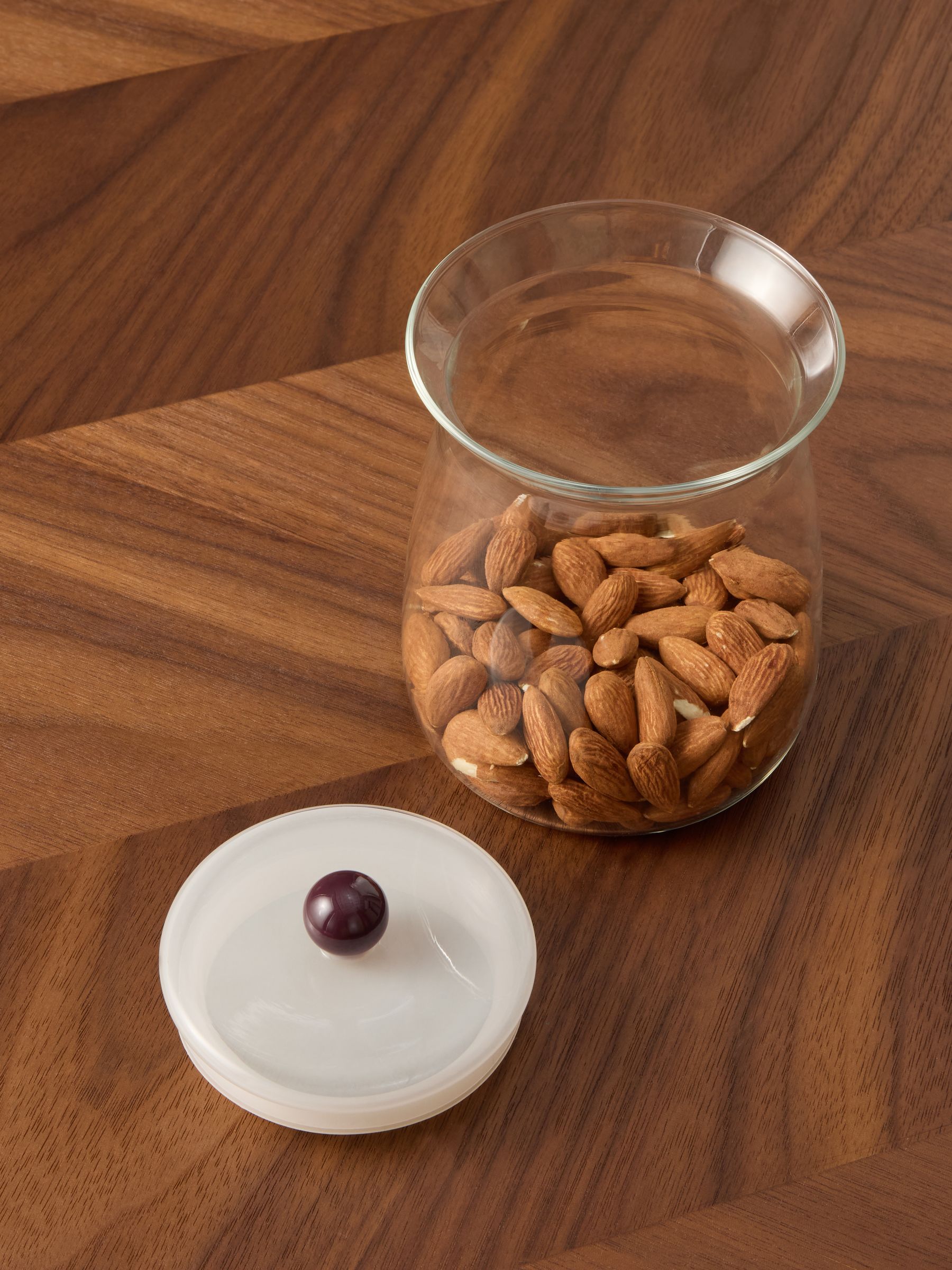 Lai Small Glass Storage Jar in Clear - Image 2 of 8 Lai Small Glass Storage Jar in Clear - Image 2 of 8