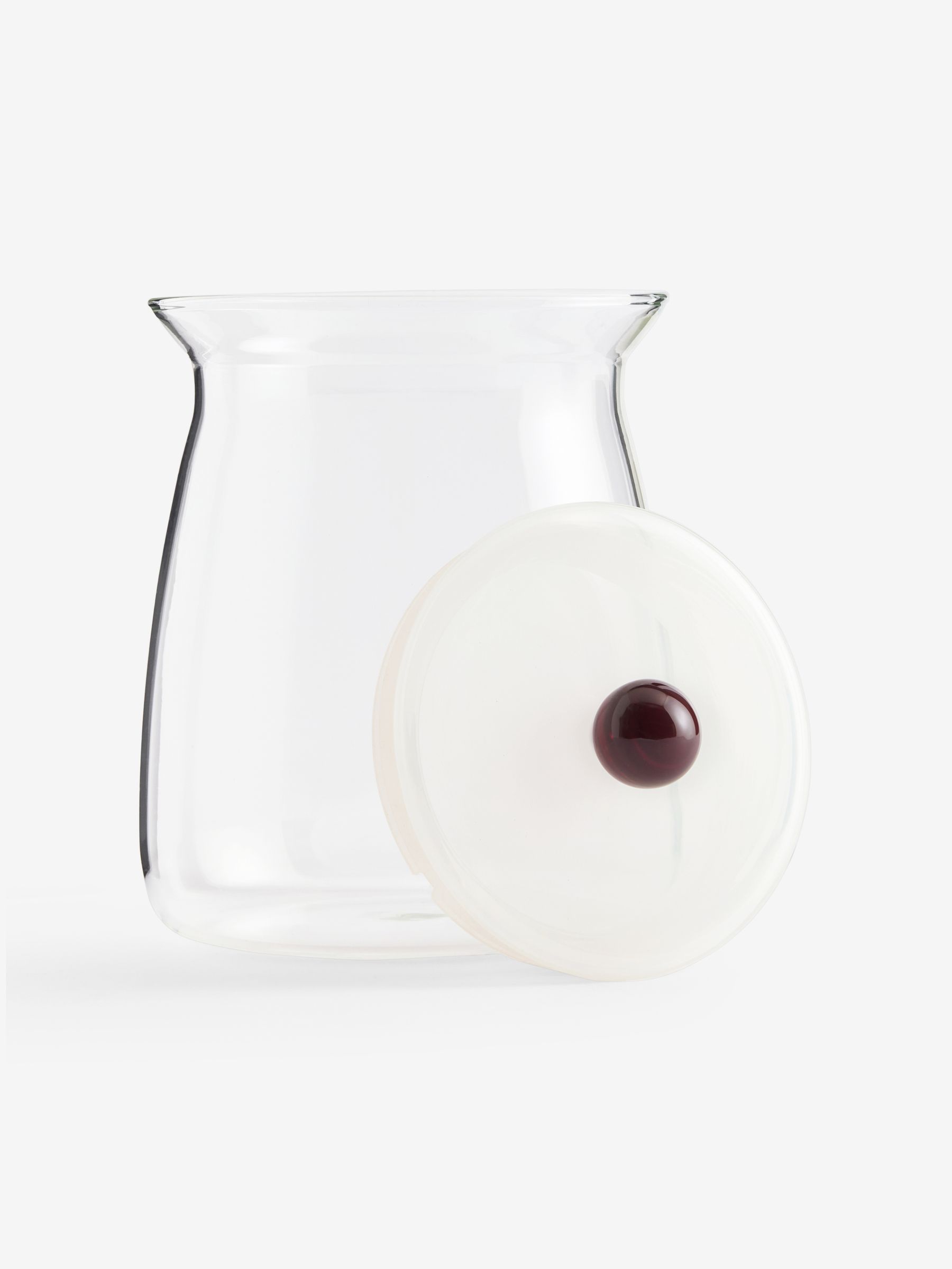 Lai Small Glass Storage Jar in Clear - Image 5 of 8