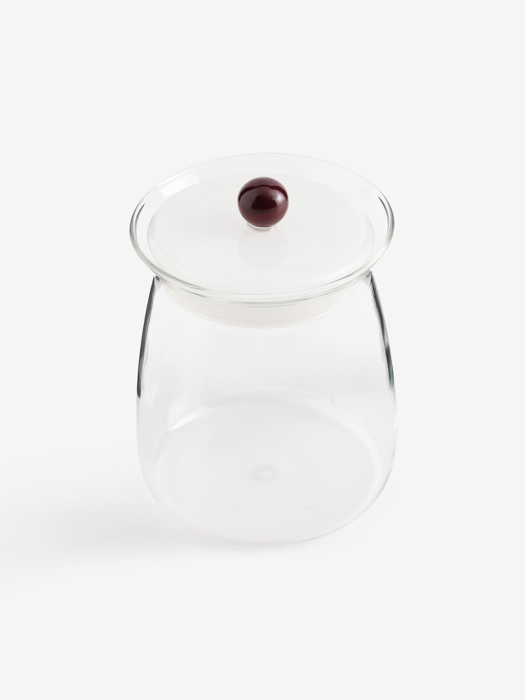 Lai Small Glass Storage Jar in Clear - Image 6 of 8